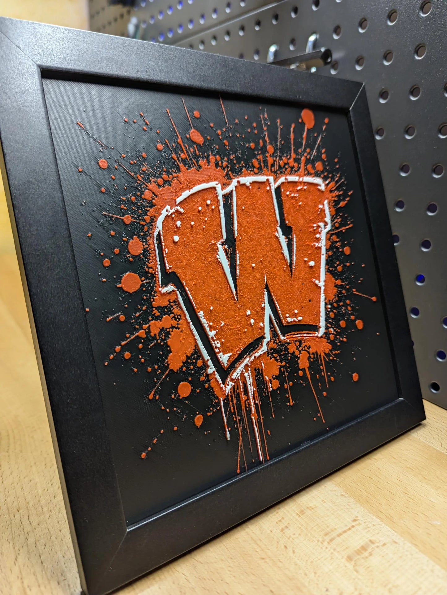 University of Wisconsin-Madison Desk/Wall Decor, Hueforge
