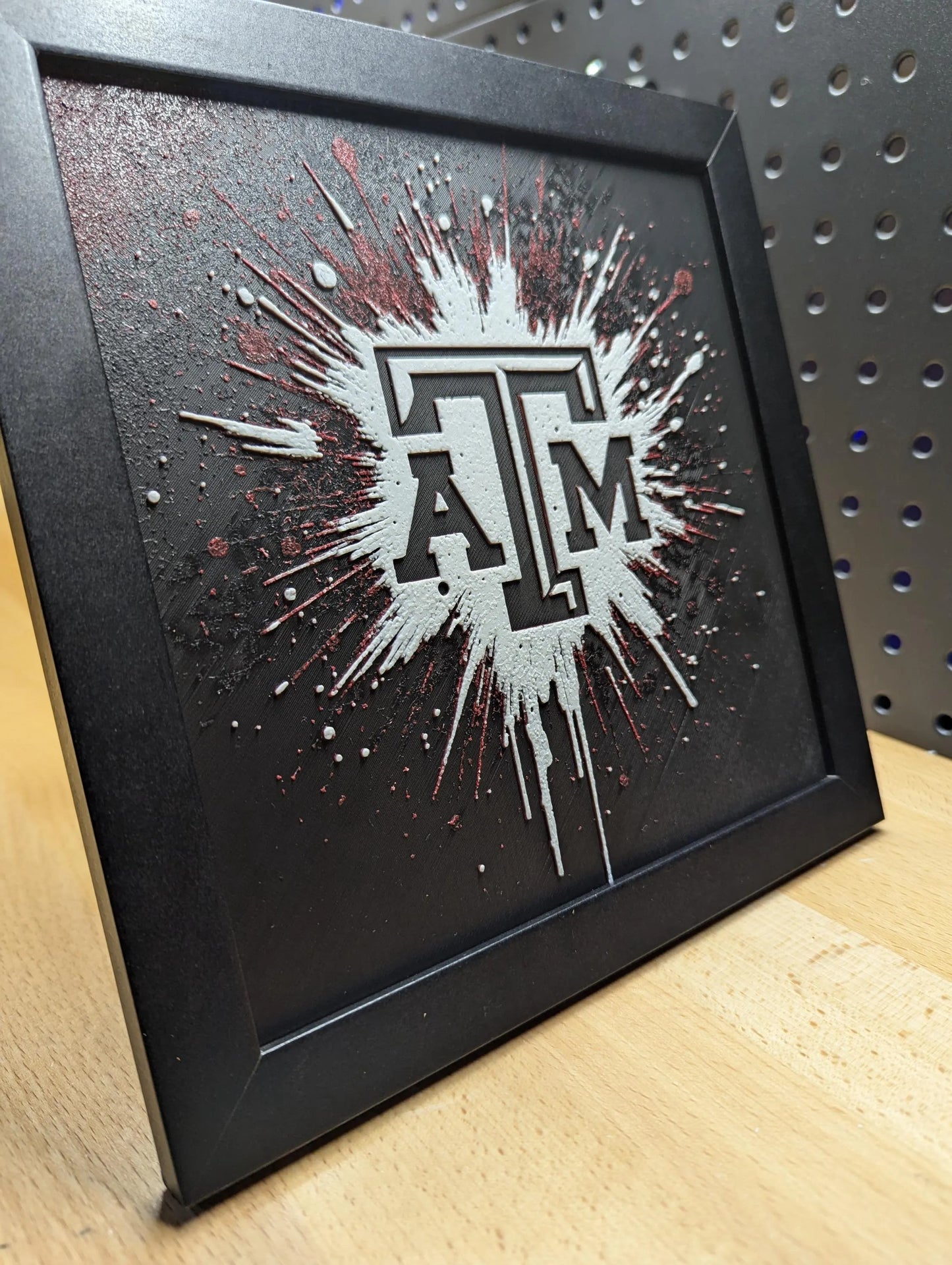 Texas A&M University 2.0 Desk/Wall Decor, Hueforge