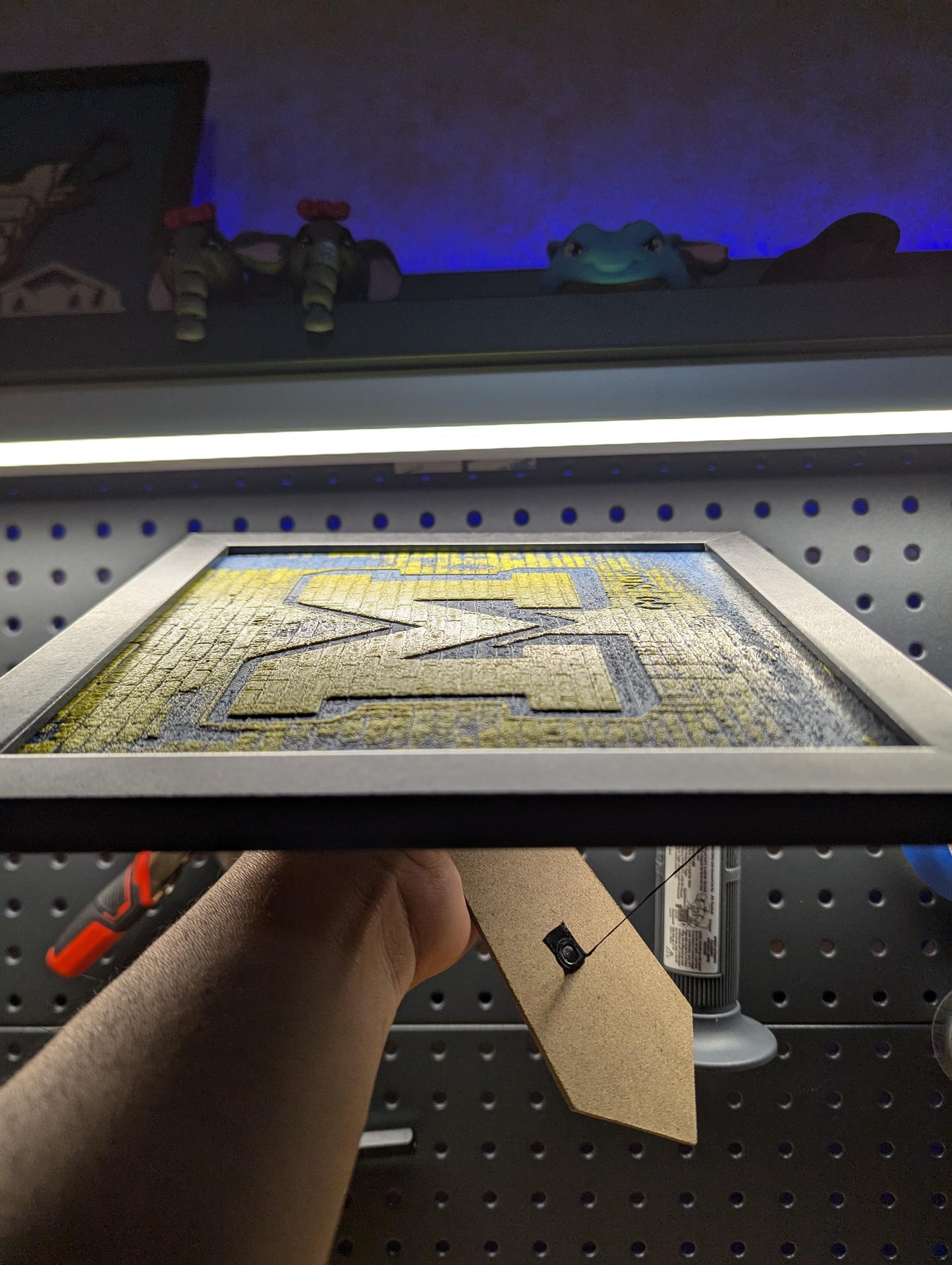 University of Michigan Brick Desk/Wall Decor, Hueforge