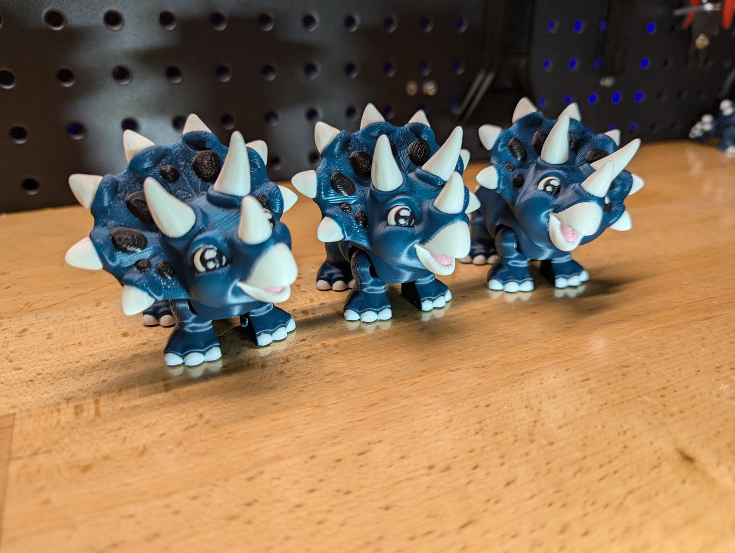 Articulating Triceratops, 3D Printed