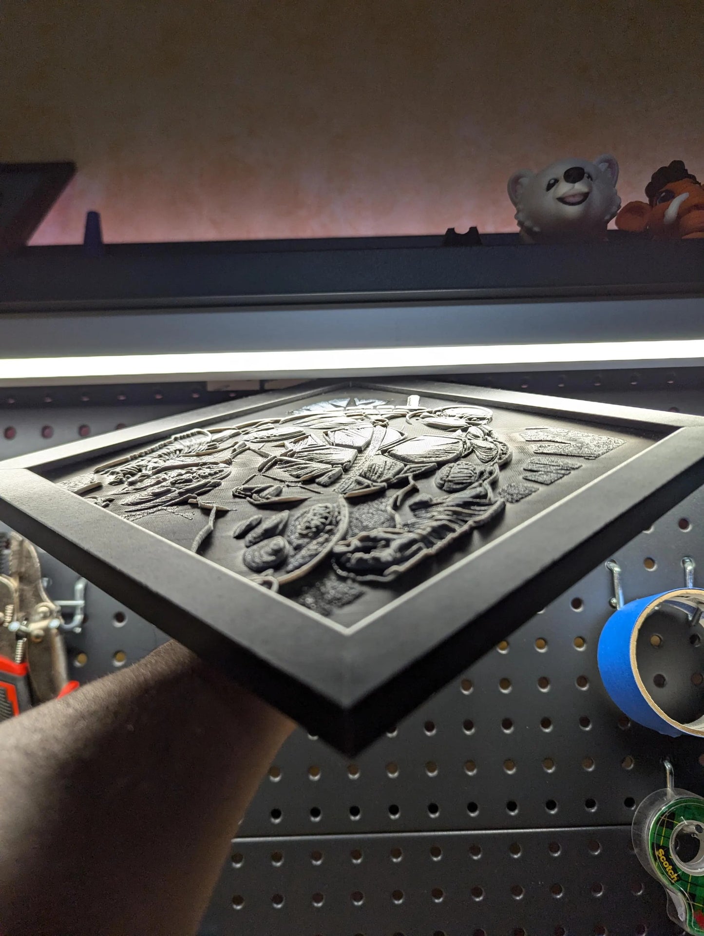 Ninja Turtle Desk/Wall Decor Hueforge