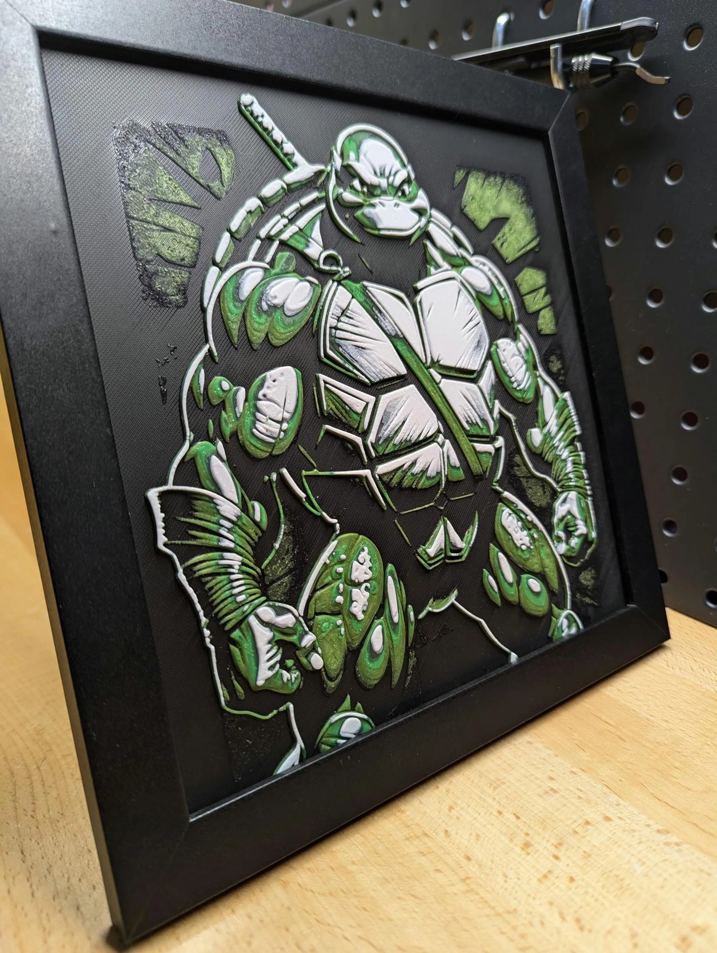 Ninja Turtle Desk/Wall Decor Hueforge