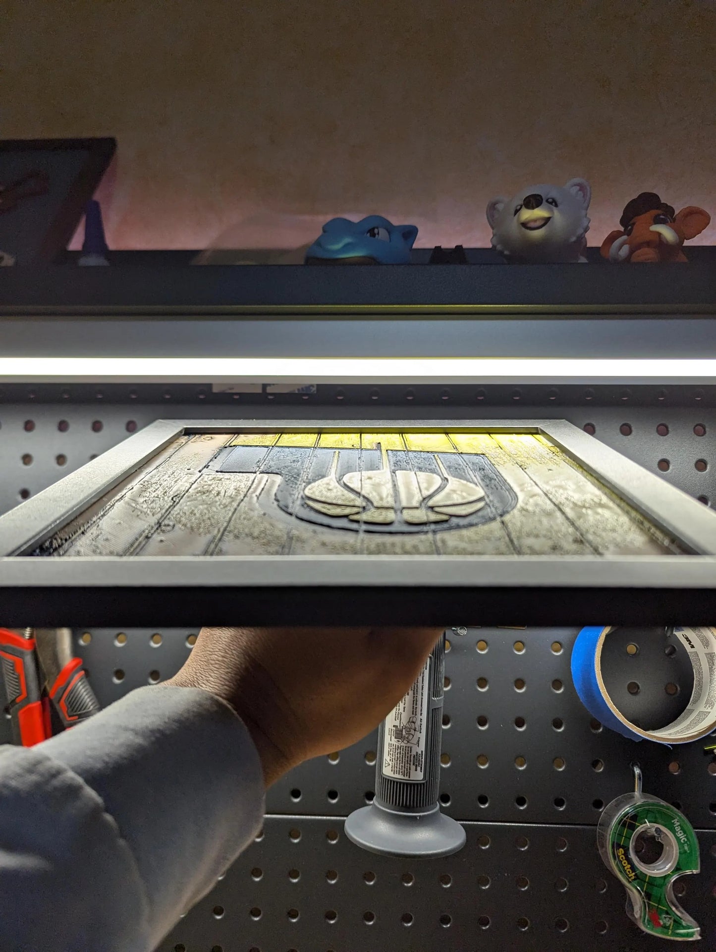Indiana Pacers Desk/Wall Decor, Hueforge