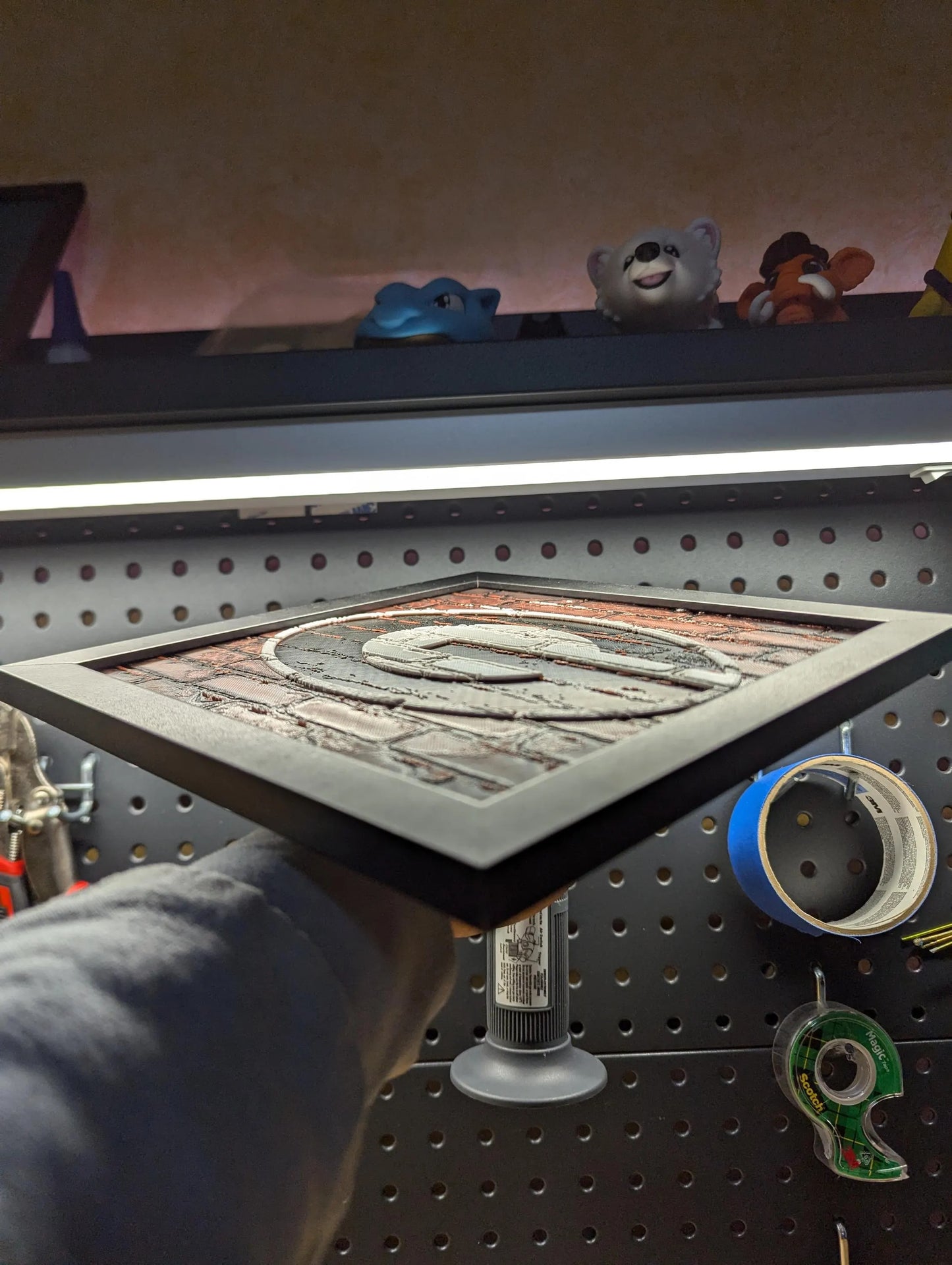 Georgia Bulldogs Desk/Wall Decor, Hueforge