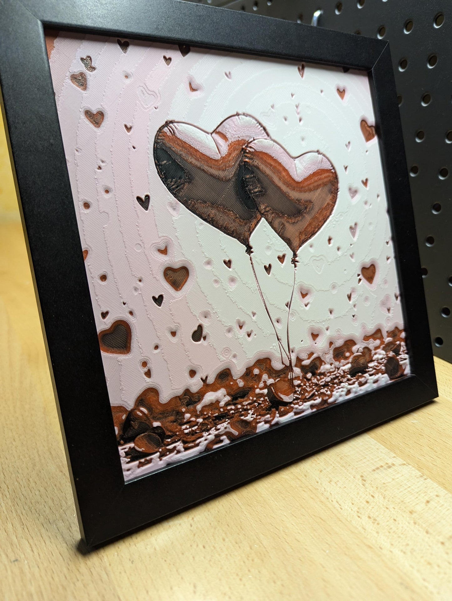 Love is in the Air Desk/Wall Decor, Hueforge