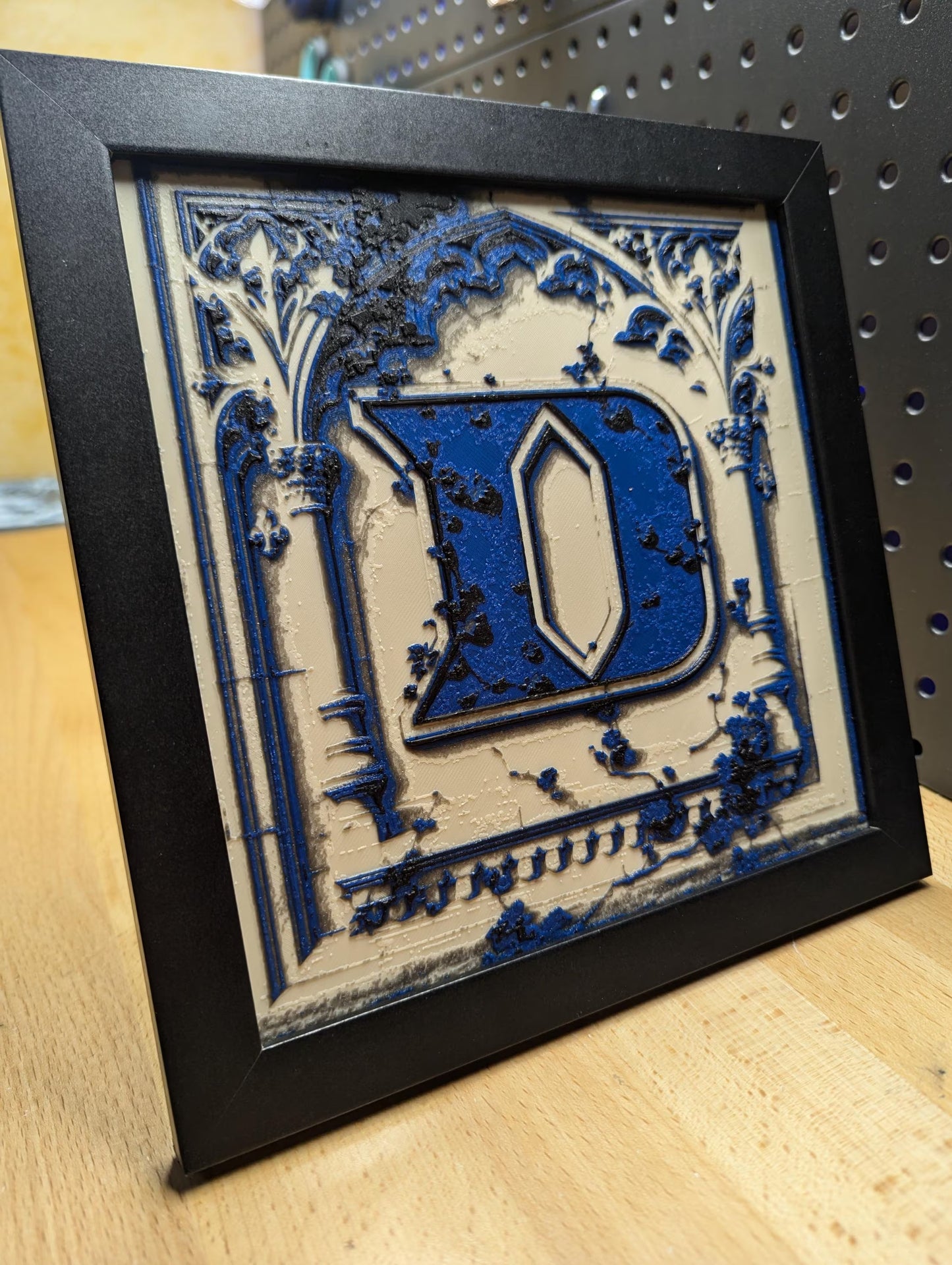 Duke University Desk/Wall Decor, Hueforge