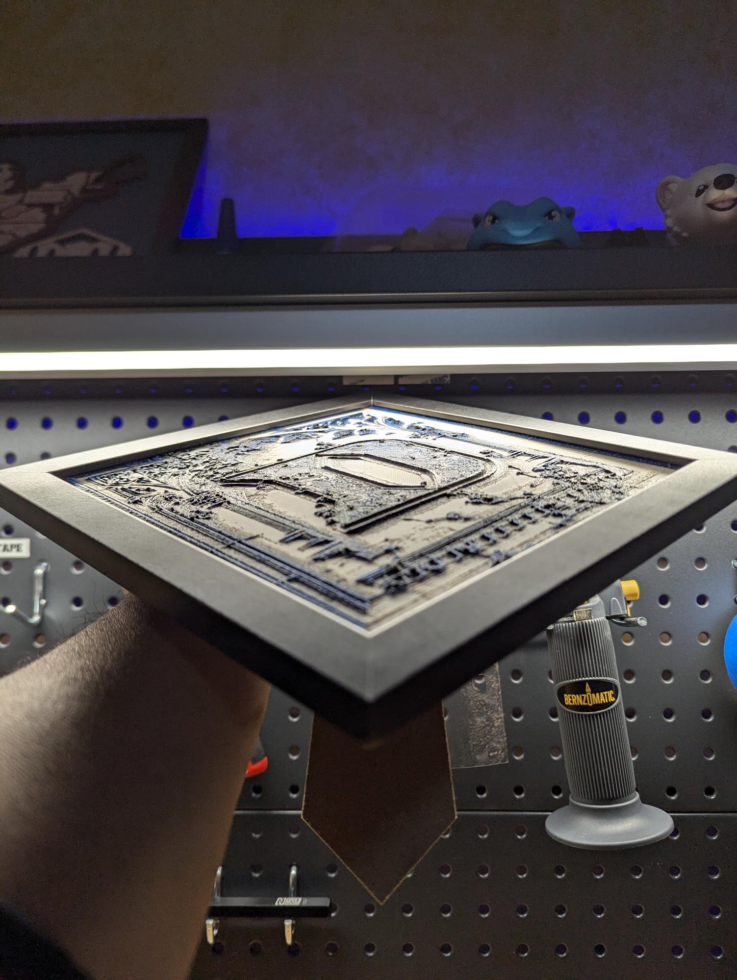 Duke University Desk/Wall Decor, Hueforge