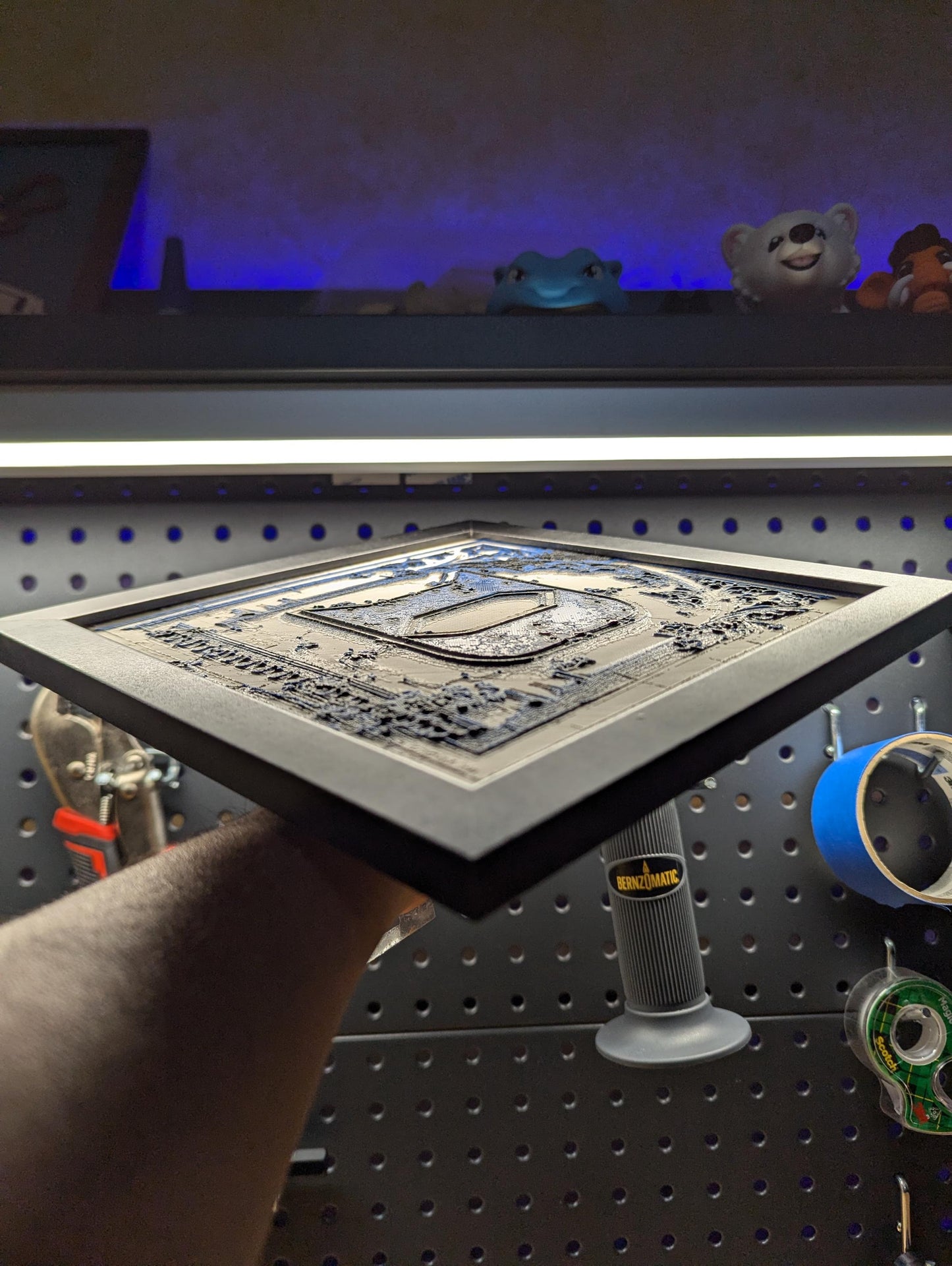 Duke University Desk/Wall Decor, Hueforge