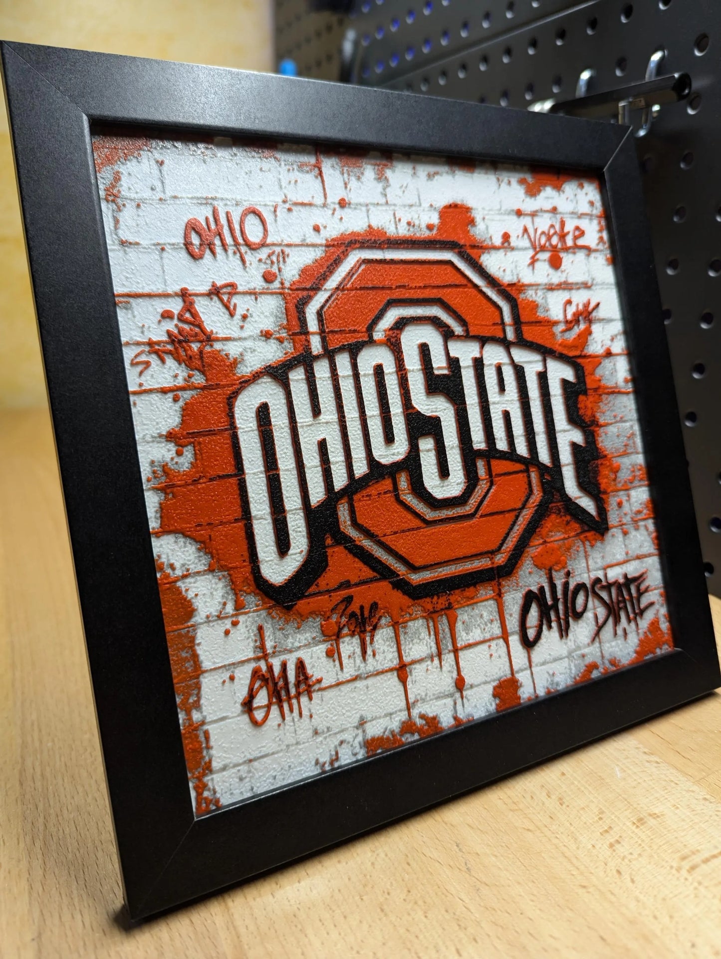 Ohio State University 2.0 Desk/Wall Decor, Hueforge