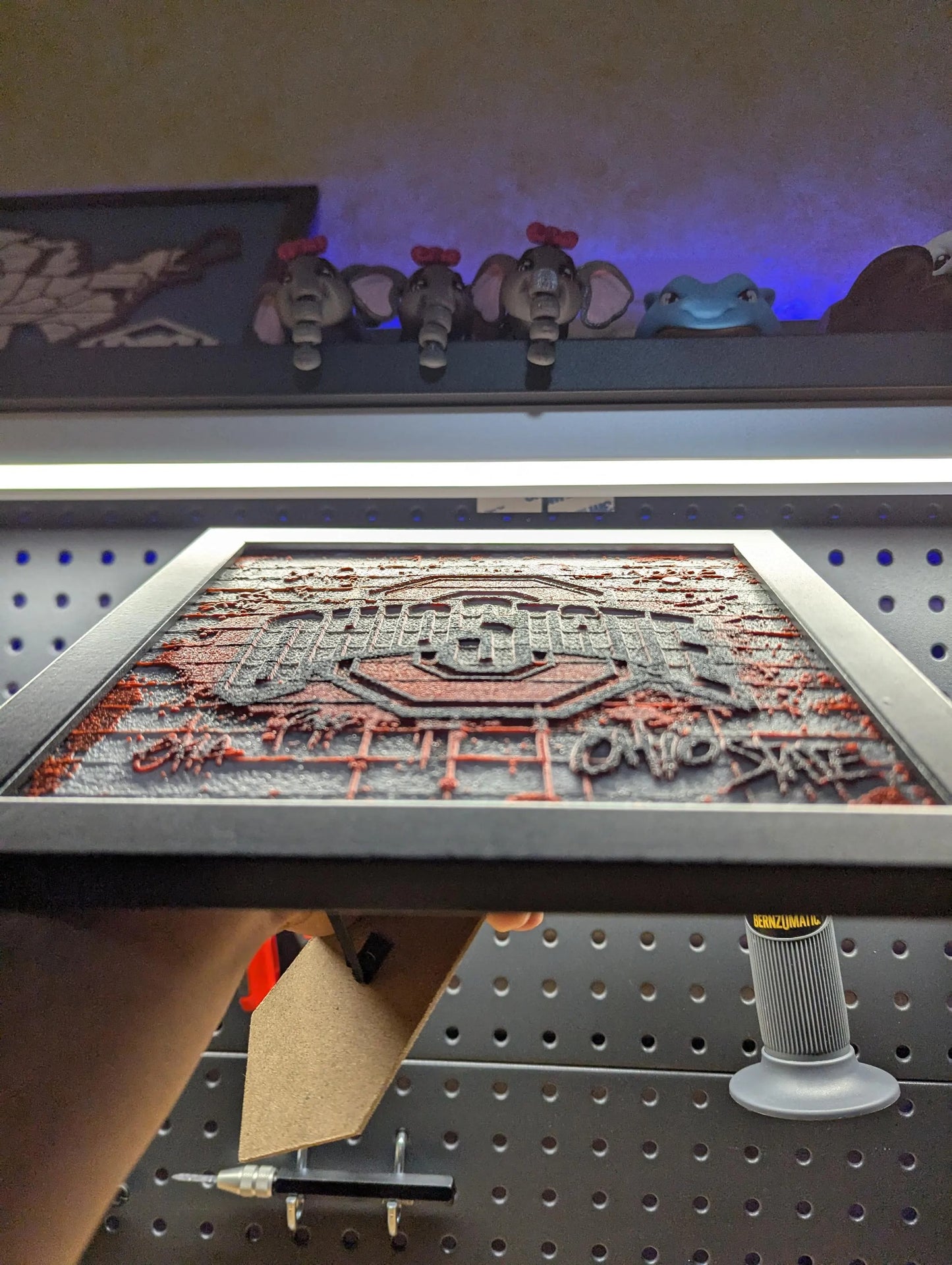 Ohio State University 2.0 Desk/Wall Decor, Hueforge