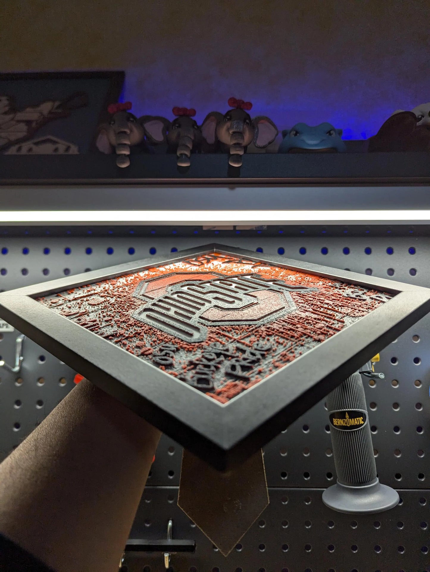 Ohio State University Graffiti Desk/Wall Decor, Hueforge