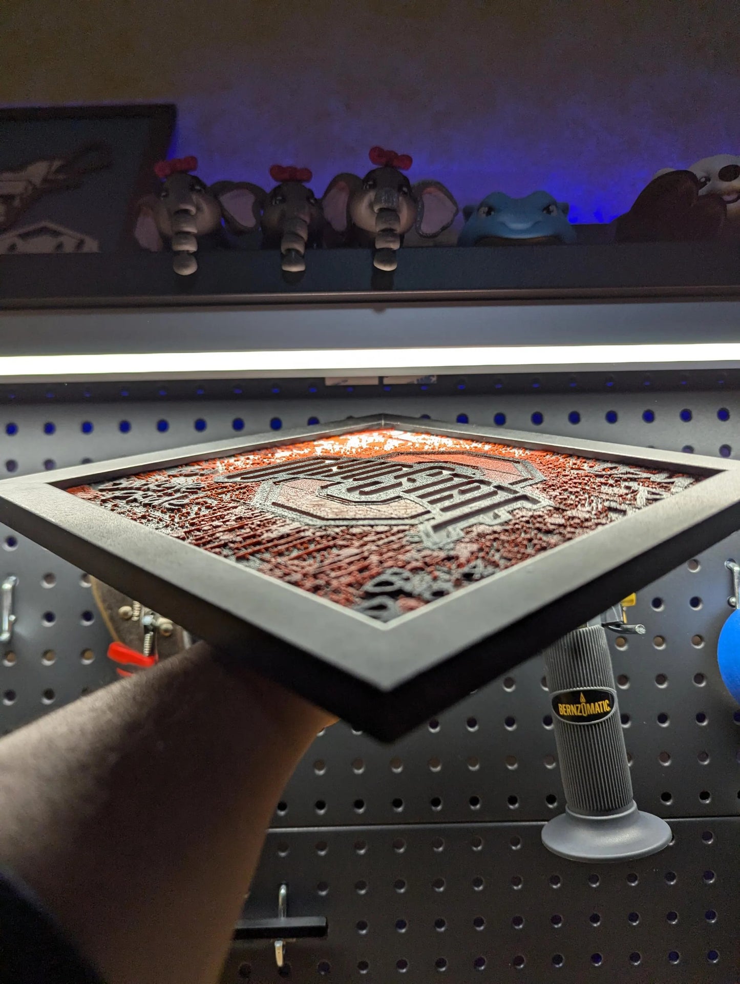 Ohio State University Graffiti Desk/Wall Decor, Hueforge