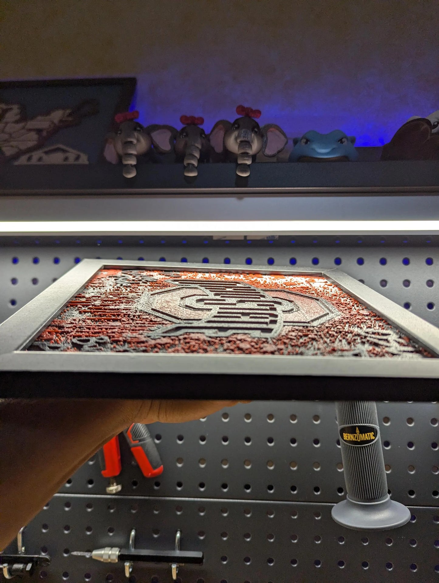 Ohio State University Graffiti Desk/Wall Decor, Hueforge
