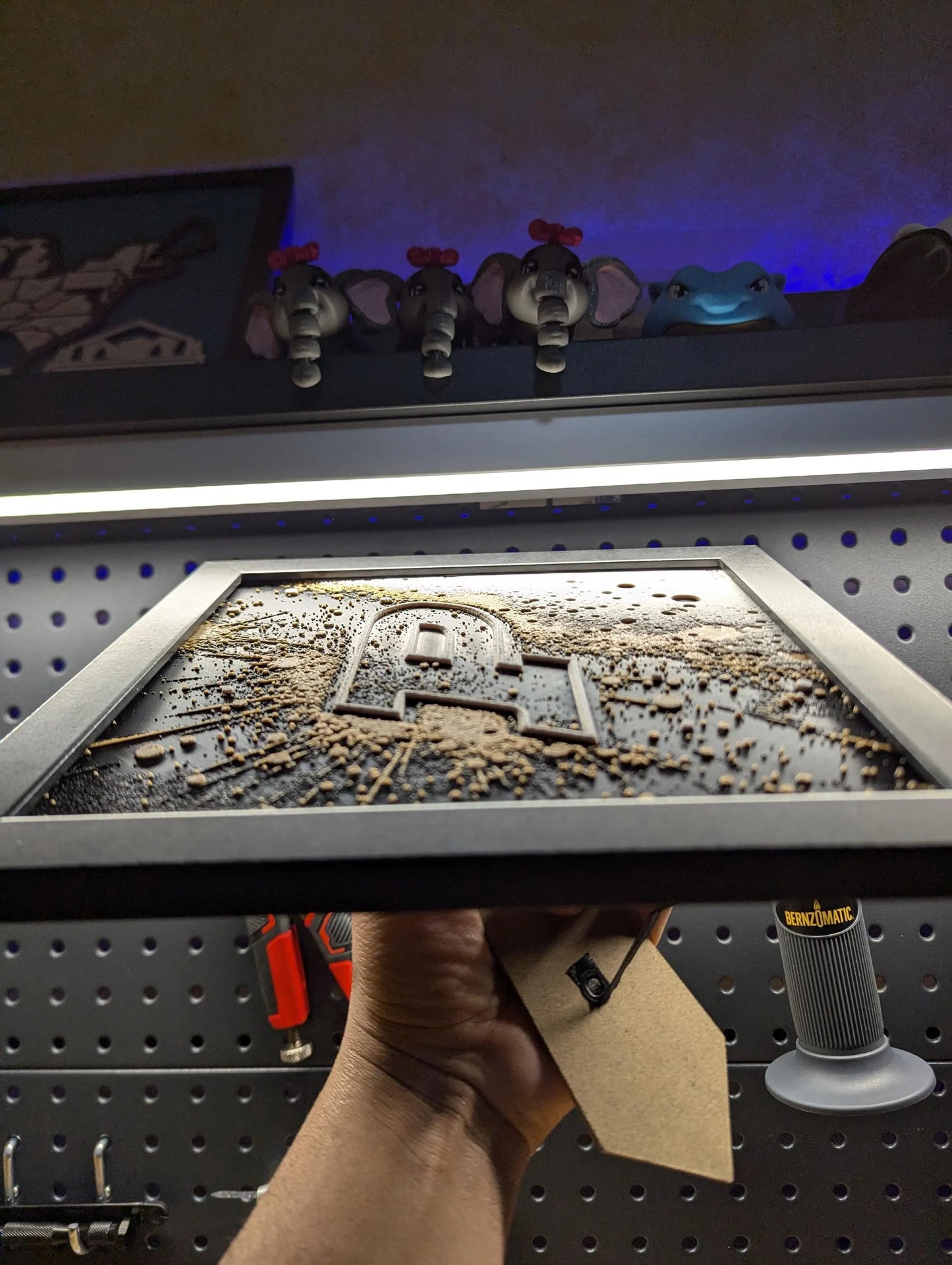 Purdue University 2.0 Desk/Wall Decor, Hueforge