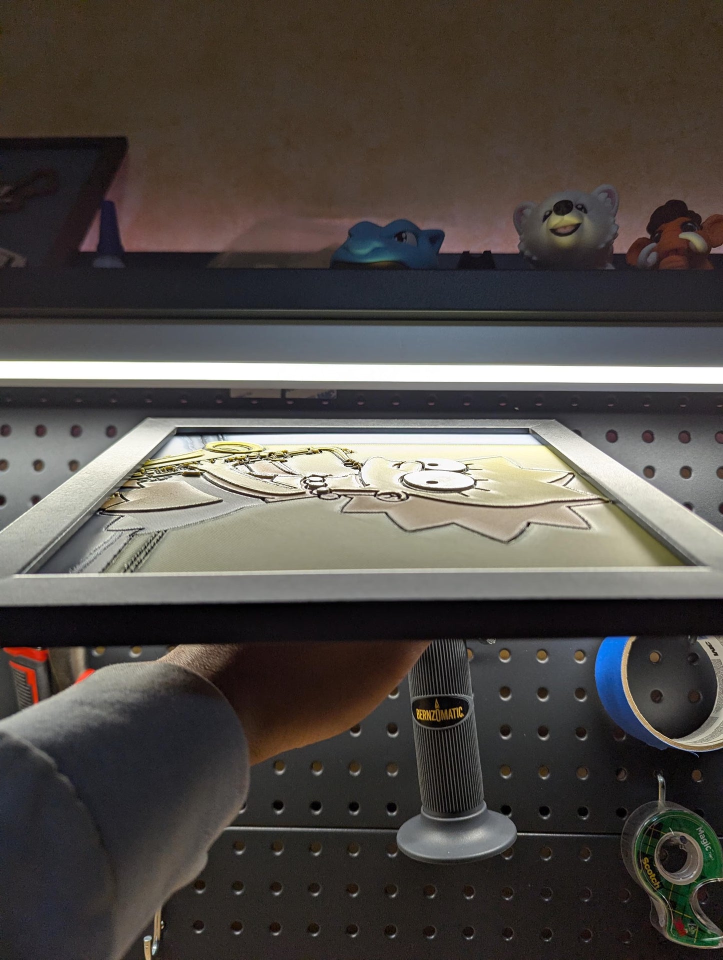 Lisa Simpson Desk/Wall Decor, Hueforge