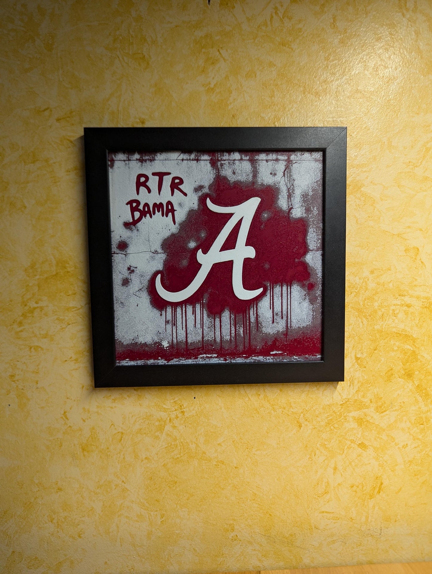 University of Alabama Desk/Wall Decor, Hueforge