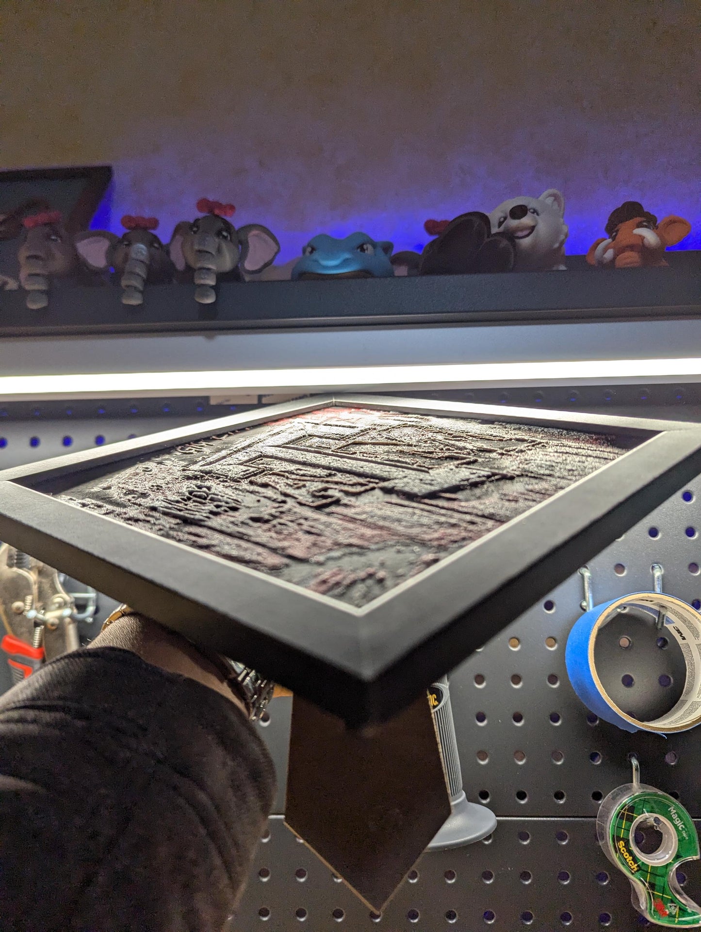 Texas A&M University Desk/Wall Decor, Hueforge
