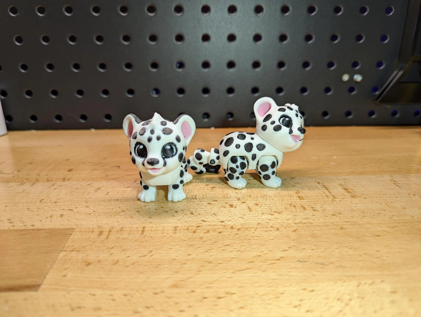 Articulating Leopard Cub, 3D Printed