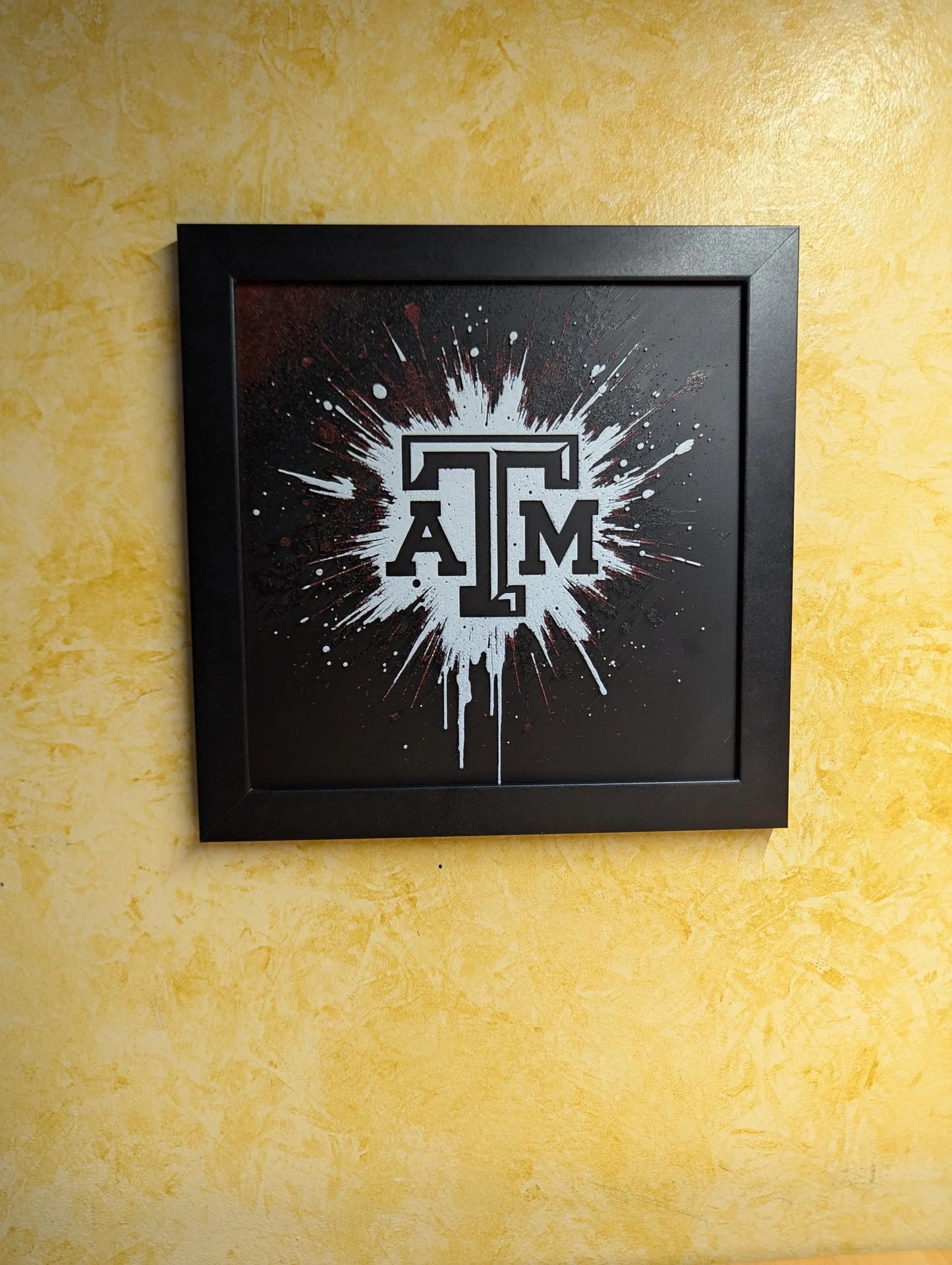 Texas A&M University 2.0 Desk/Wall Decor, Hueforge