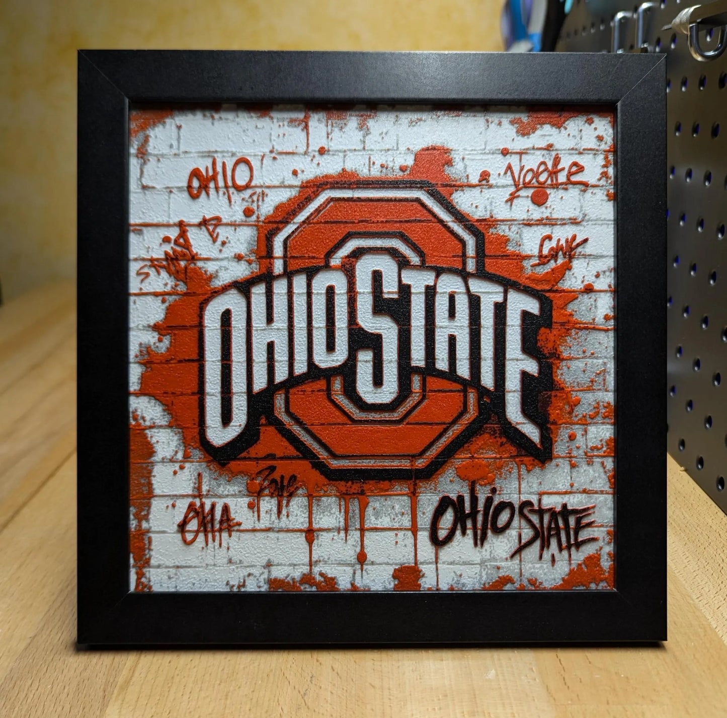 Ohio State University 2.0 Desk/Wall Decor, Hueforge