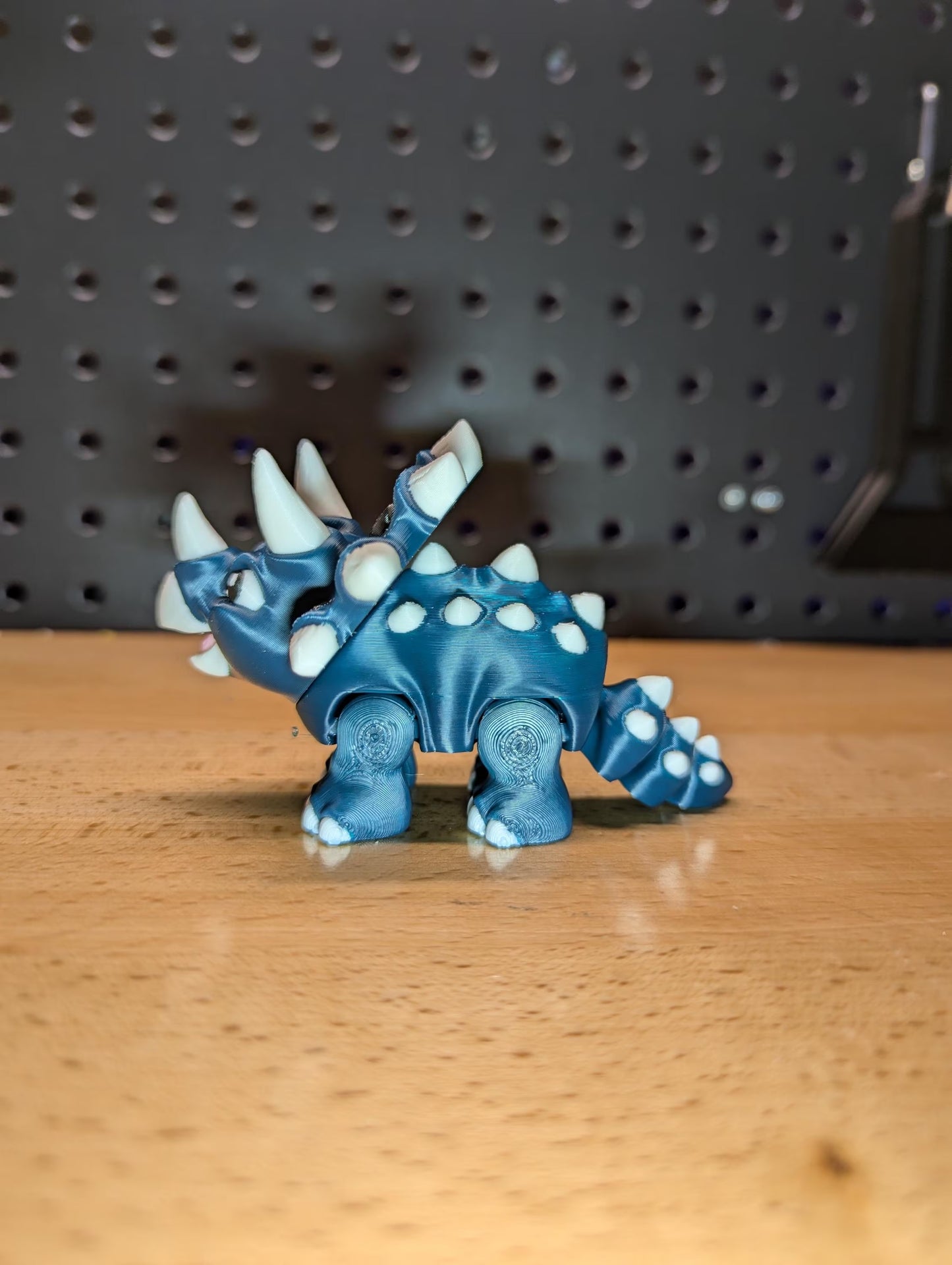 Articulating Triceratops, 3D Printed