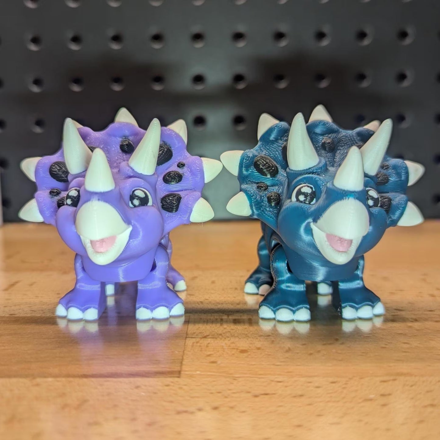 Articulating Triceratops, 3D Printed