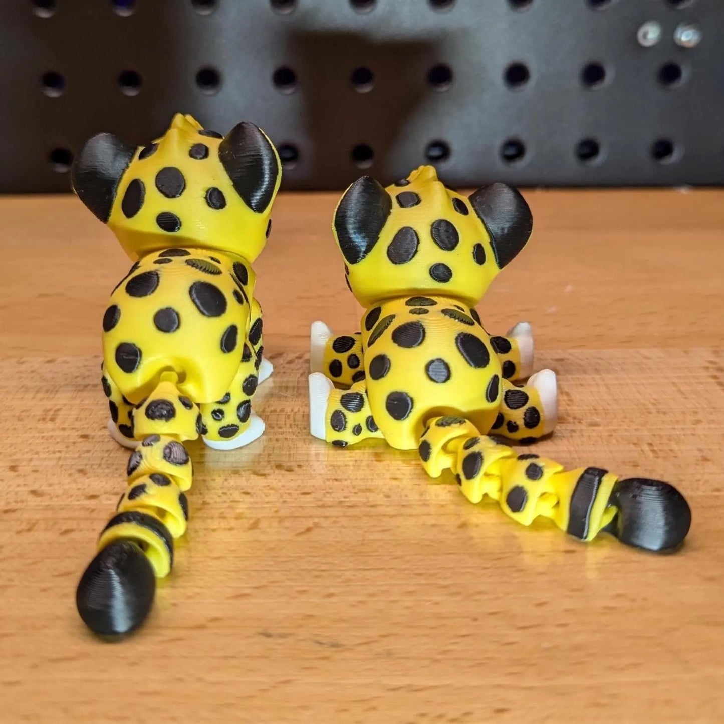 Articulating Leopard Cub, 3D Printed