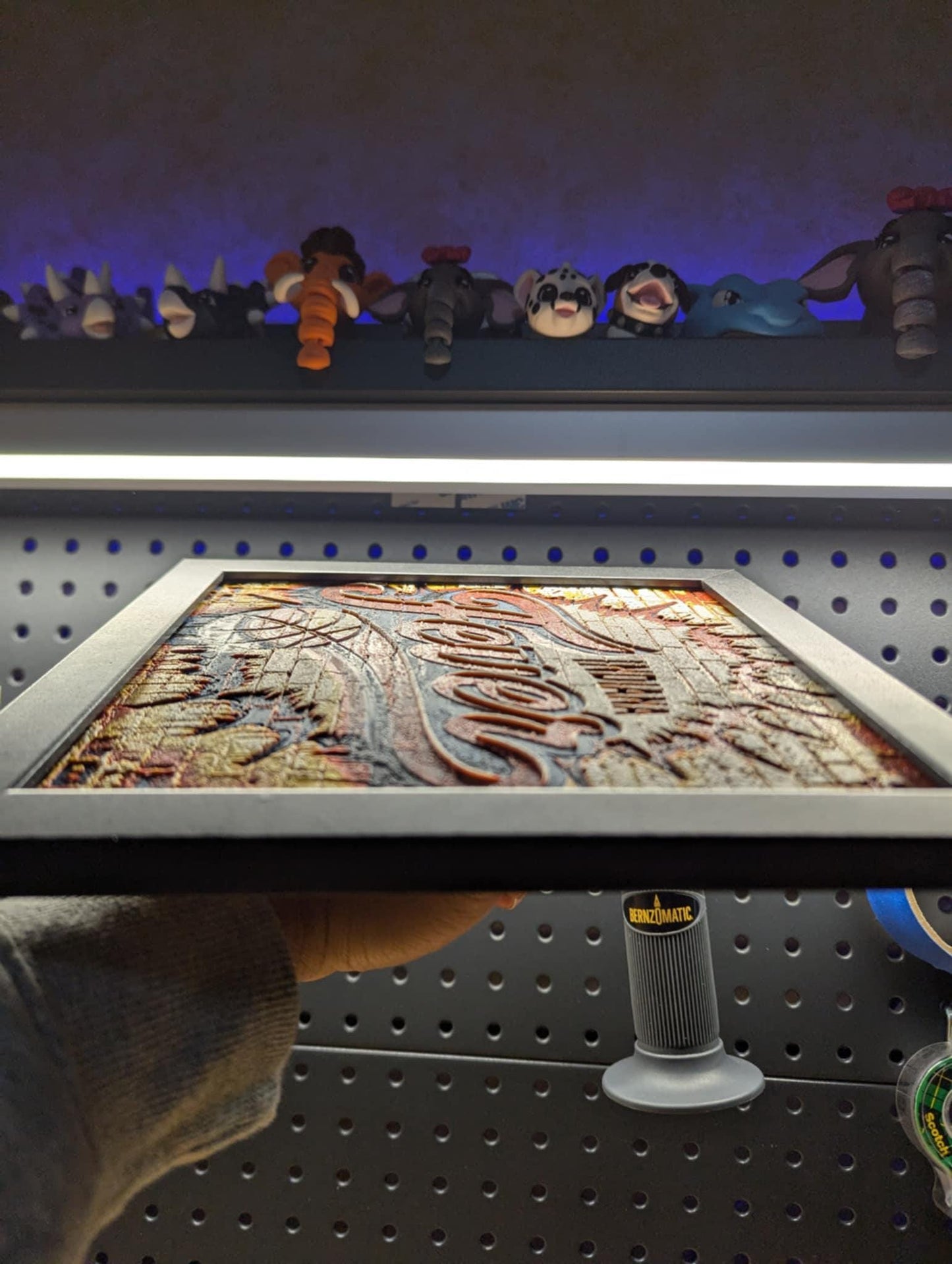 Indiana Fever Desk/Wall Decor, Hueforge