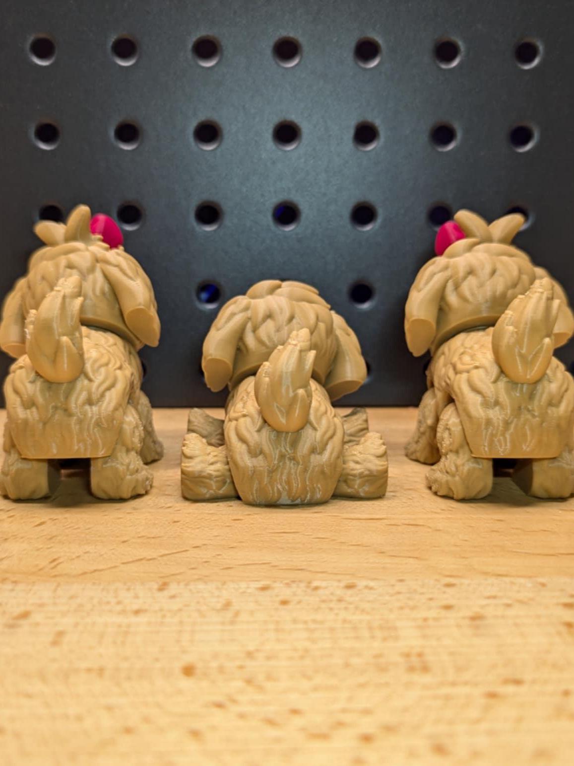 Articulating Golden Doodle , 3D Printed