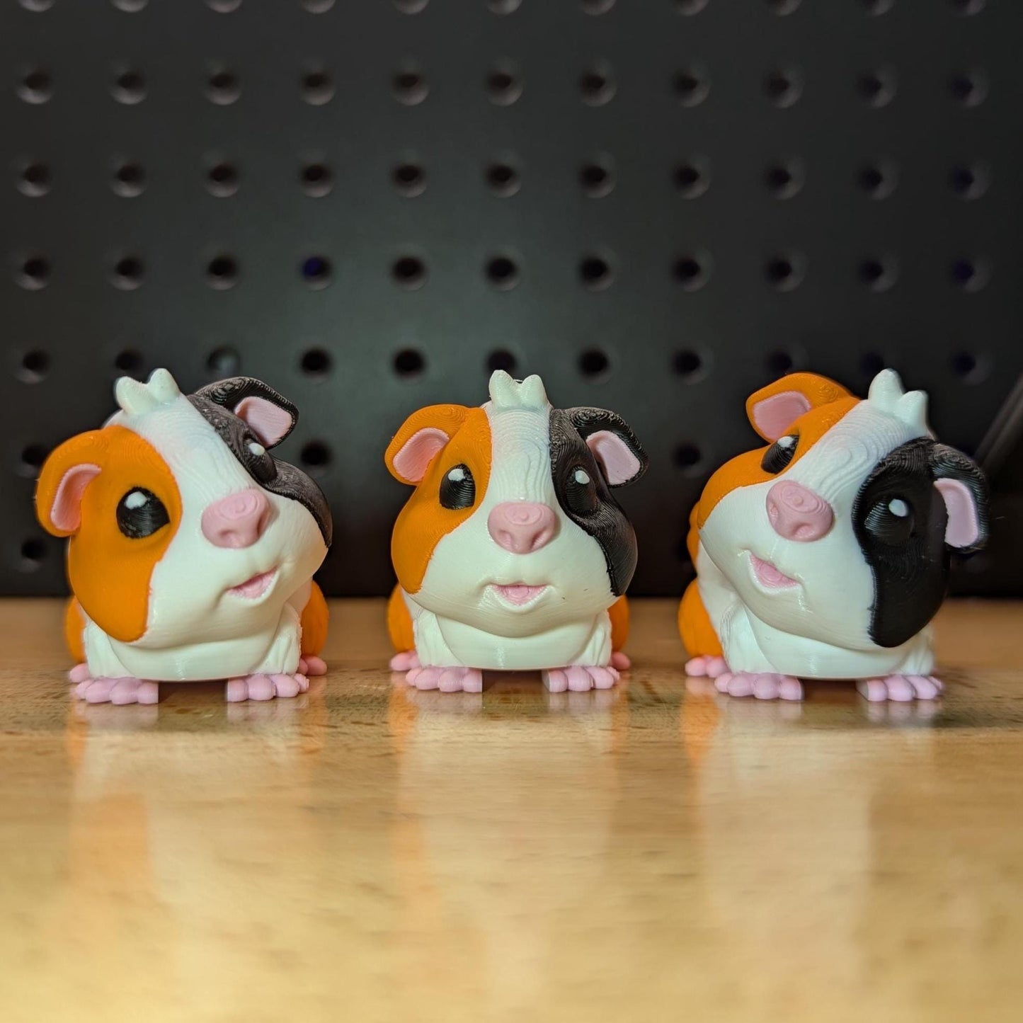 Articulating Baby Guinea Pig, 3D Printed