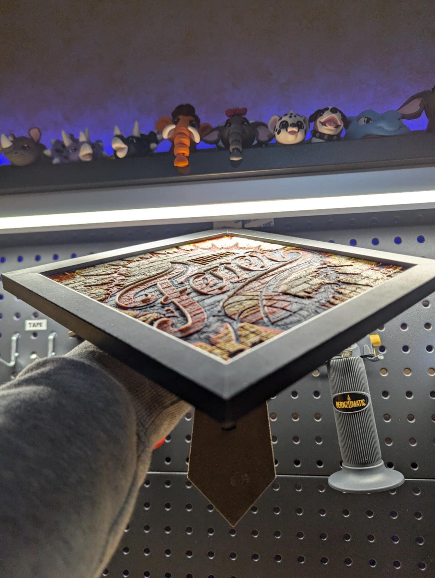 Indiana Fever Desk/Wall Decor, Hueforge