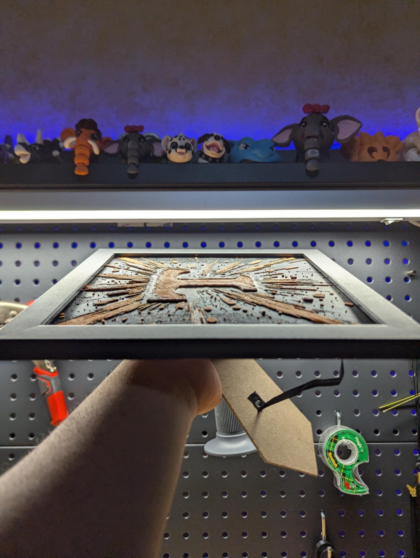 University of Tennessee 3.0 Desk/Wall Decor, Hueforge