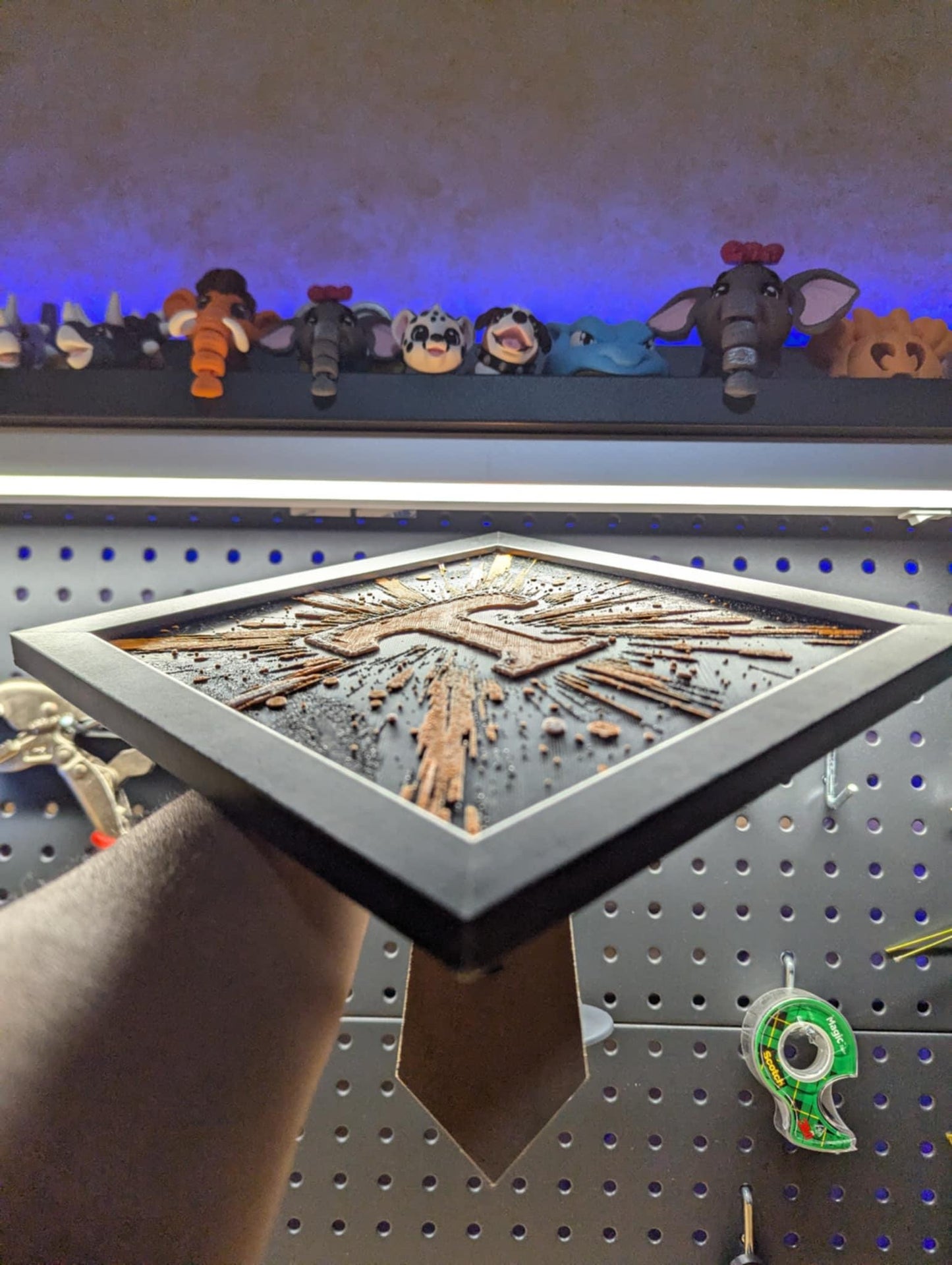 University of Tennessee 3.0 Desk/Wall Decor, Hueforge