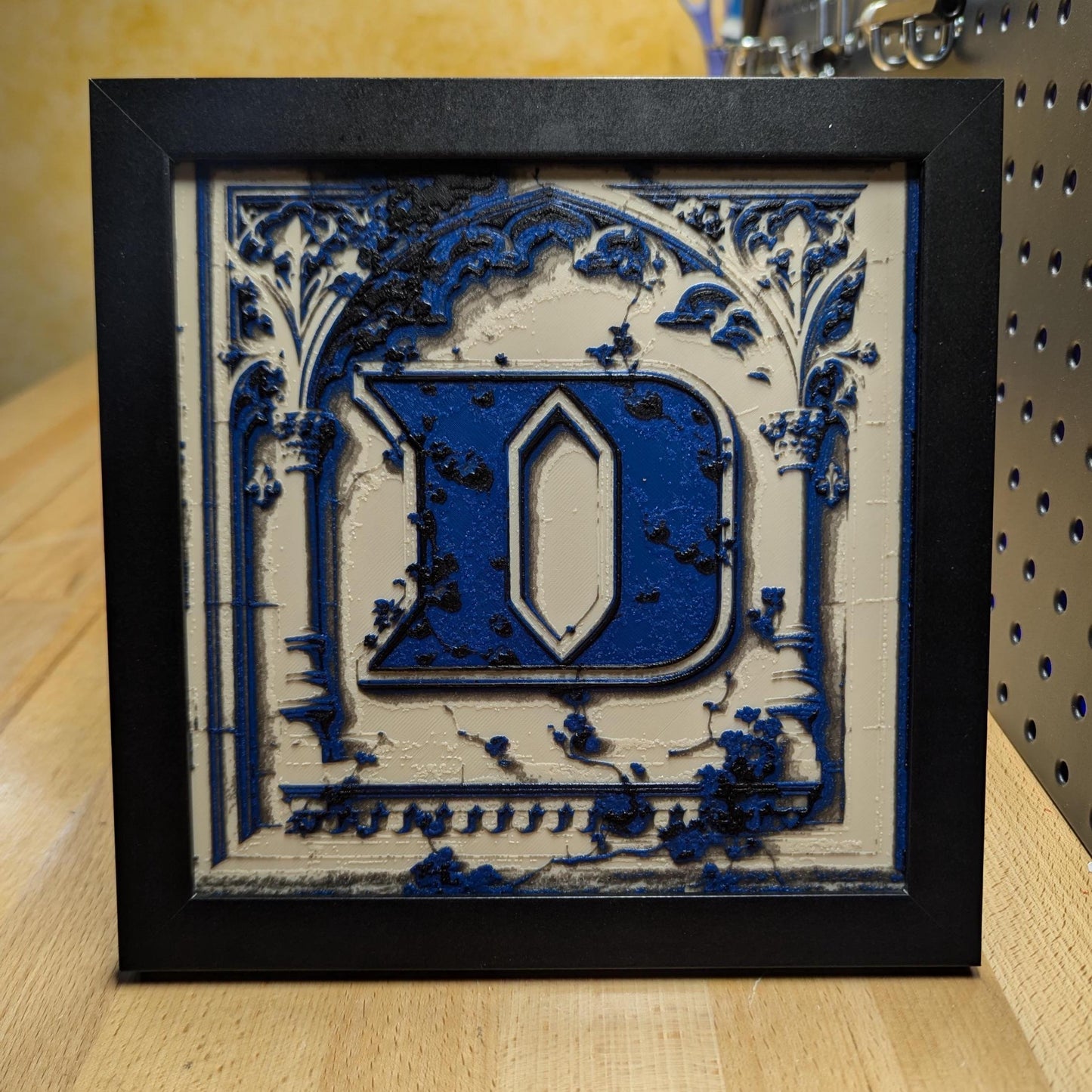 Duke University Desk/Wall Decor, Hueforge