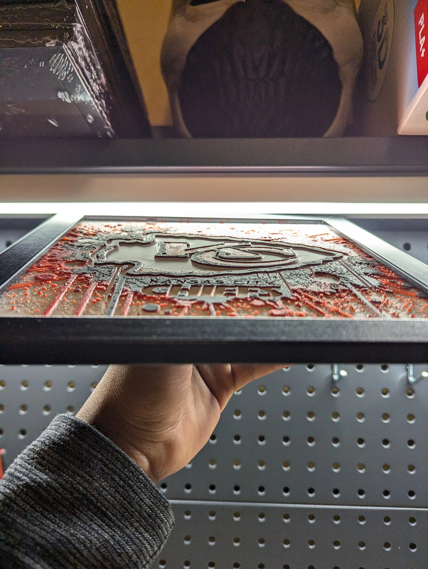 Kansas City Chiefs Wall/Desk Decor, Hueforge