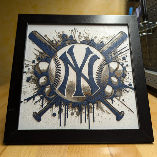 New York Yankees Wall/Desk Decor, Hueforge