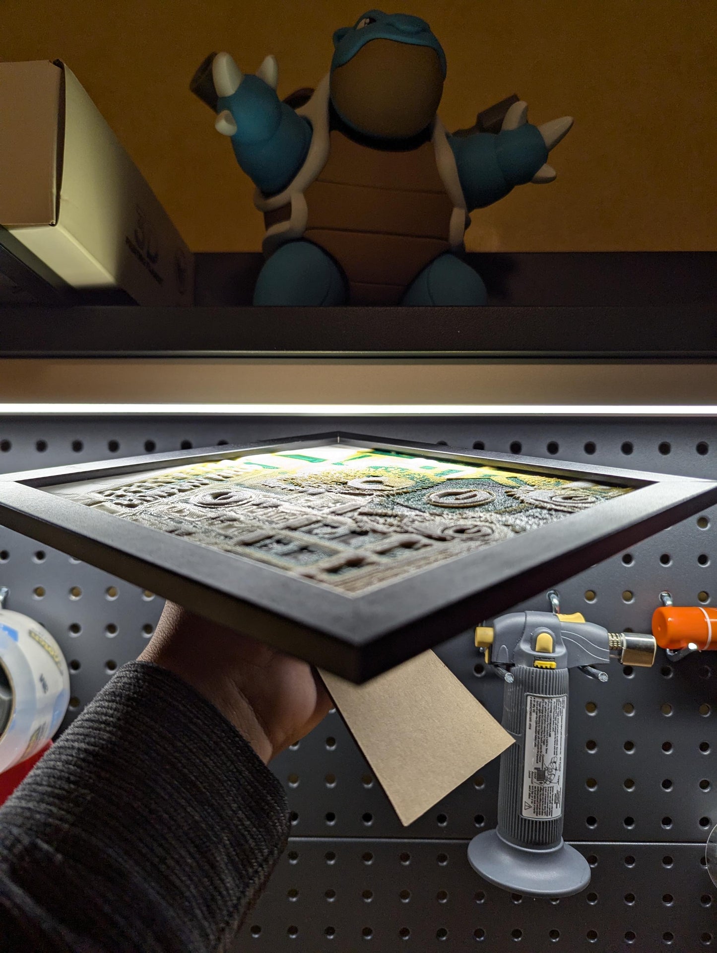 Green Bay Packers Teddy Bear Lambeau Field Wall/Desk Decor, Hueforge