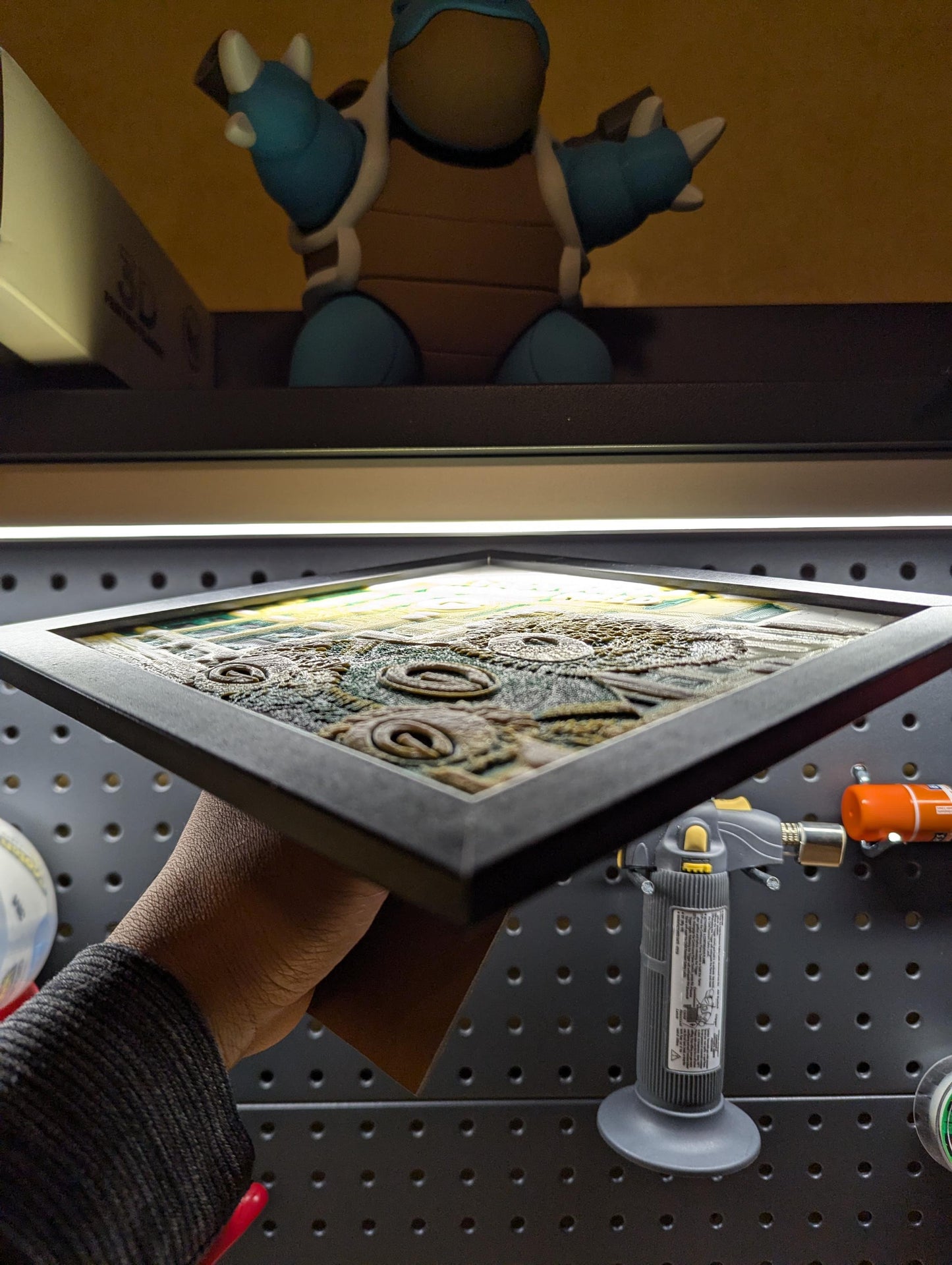 Green Bay Packers Teddy Bear Lambeau Field Wall/Desk Decor, Hueforge