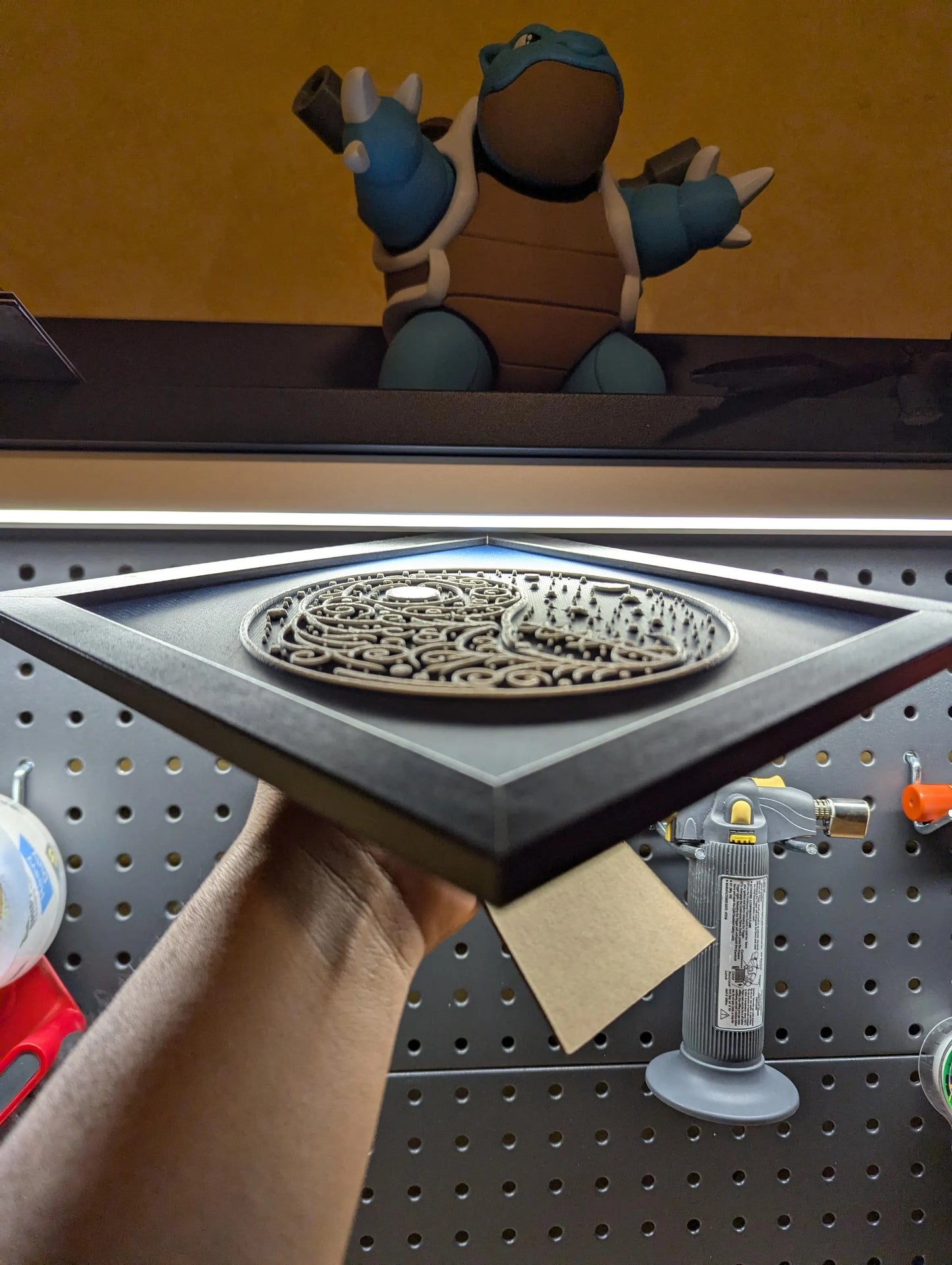 Circular Pattern Wall/Desk Decor, Hueforge