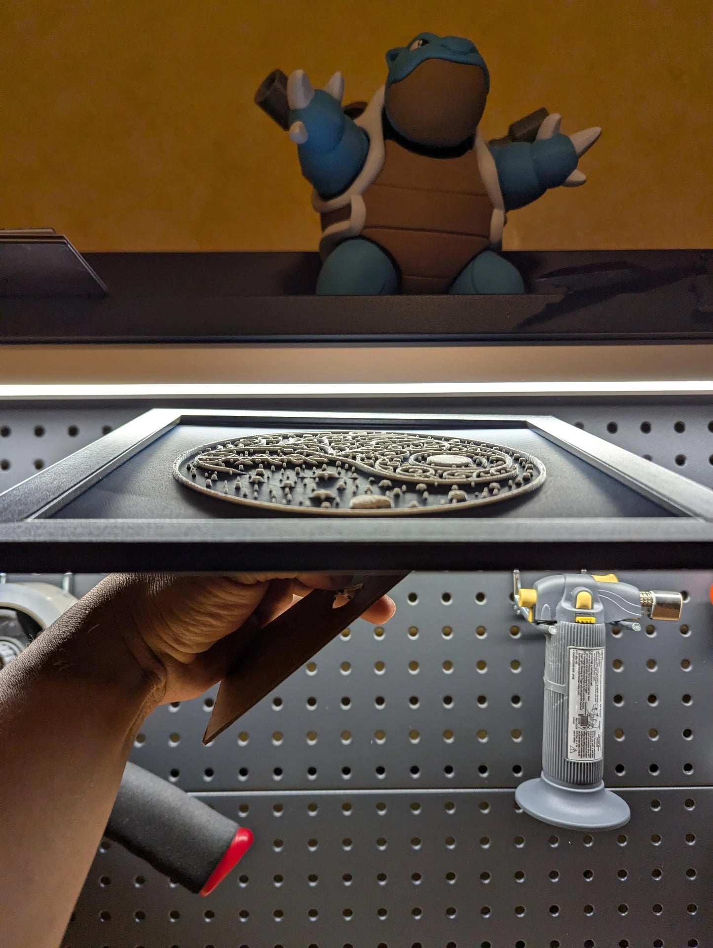 Circular Pattern Wall/Desk Decor, Hueforge