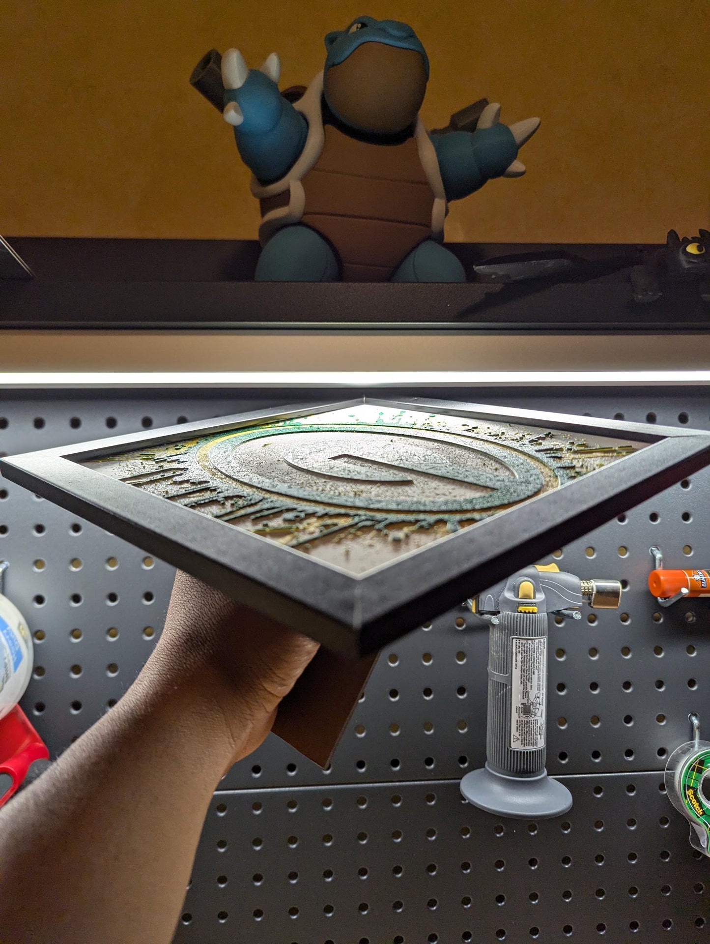 Green Bay Packers Logo Wall/Desk Decor, Hueforge