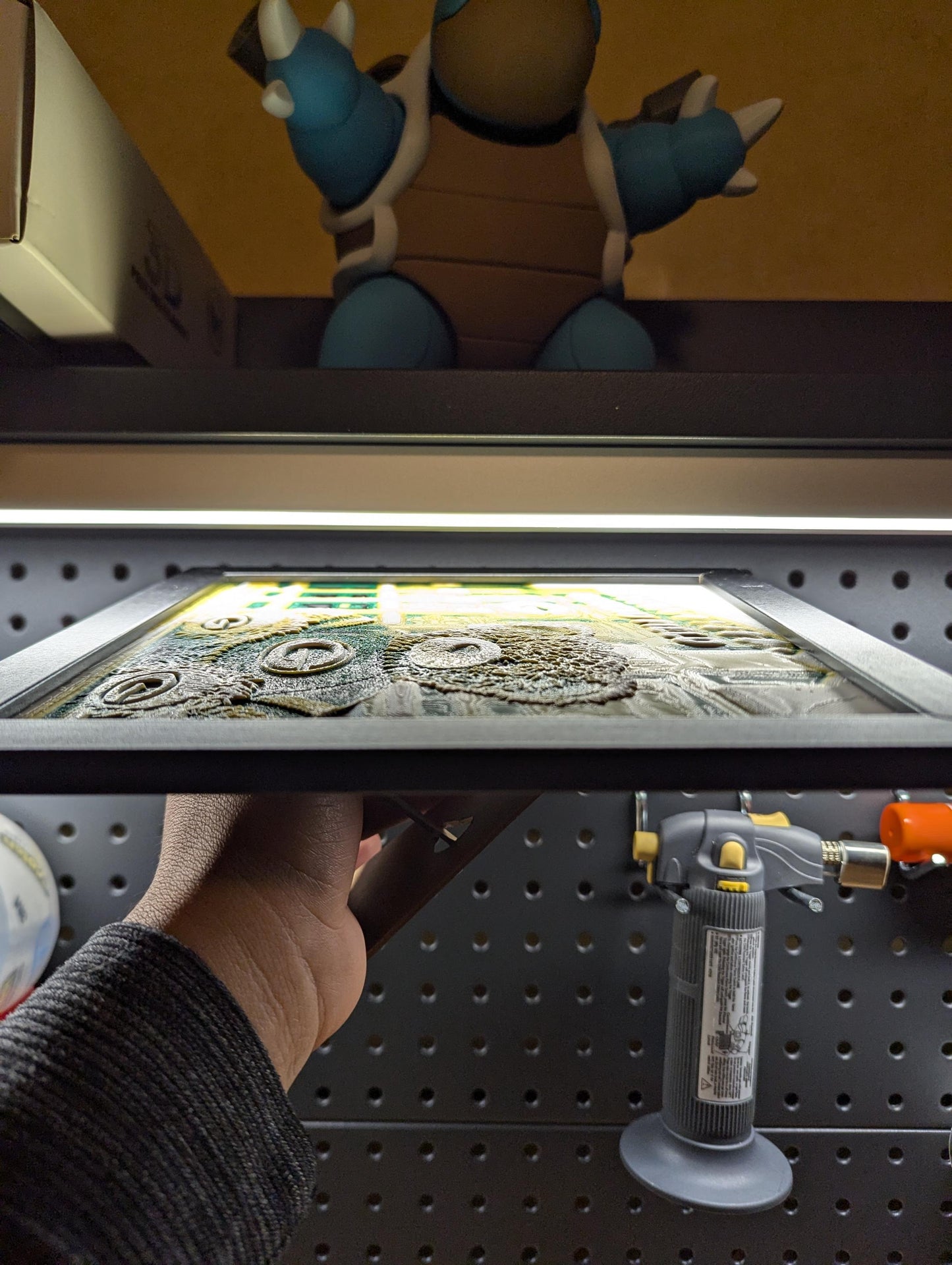 Green Bay Packers Teddy Bear Lambeau Field Wall/Desk Decor, Hueforge