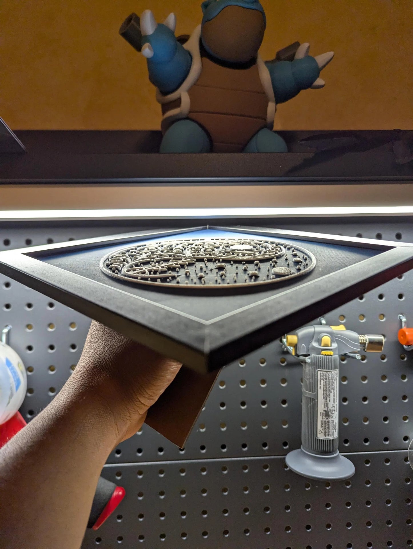 Circular Pattern Wall/Desk Decor, Hueforge