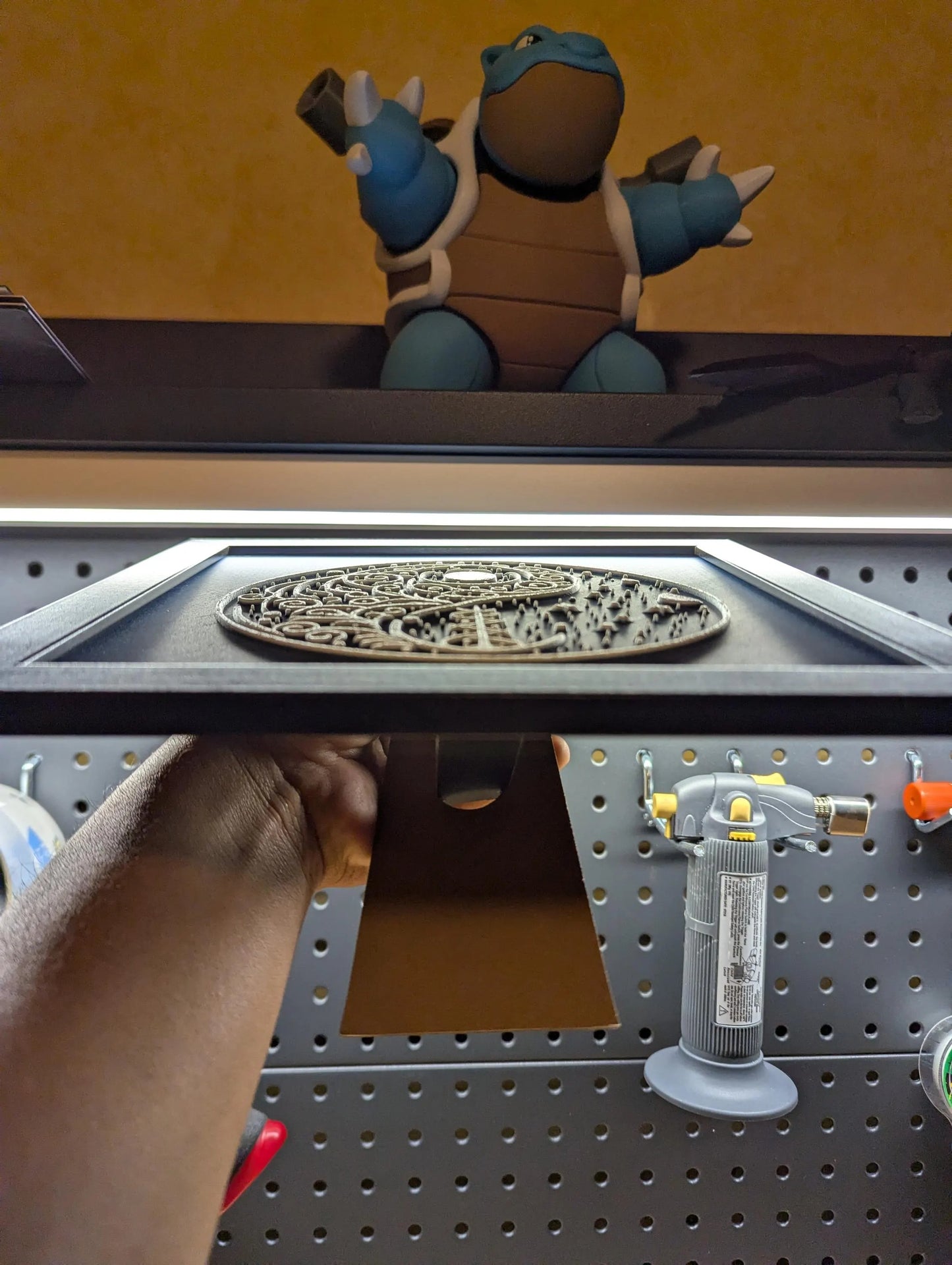 Circular Pattern Wall/Desk Decor, Hueforge