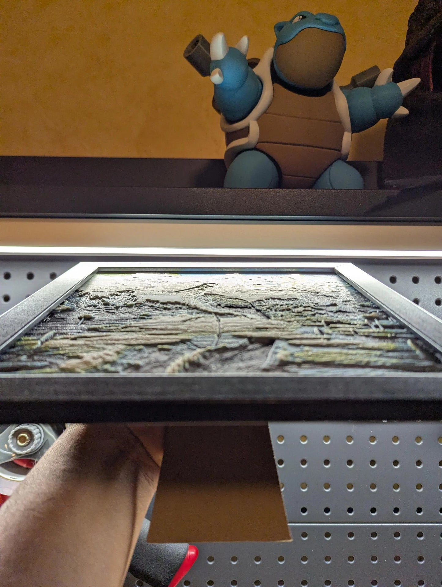 Stork Wall/Desk Decor, Hueforge