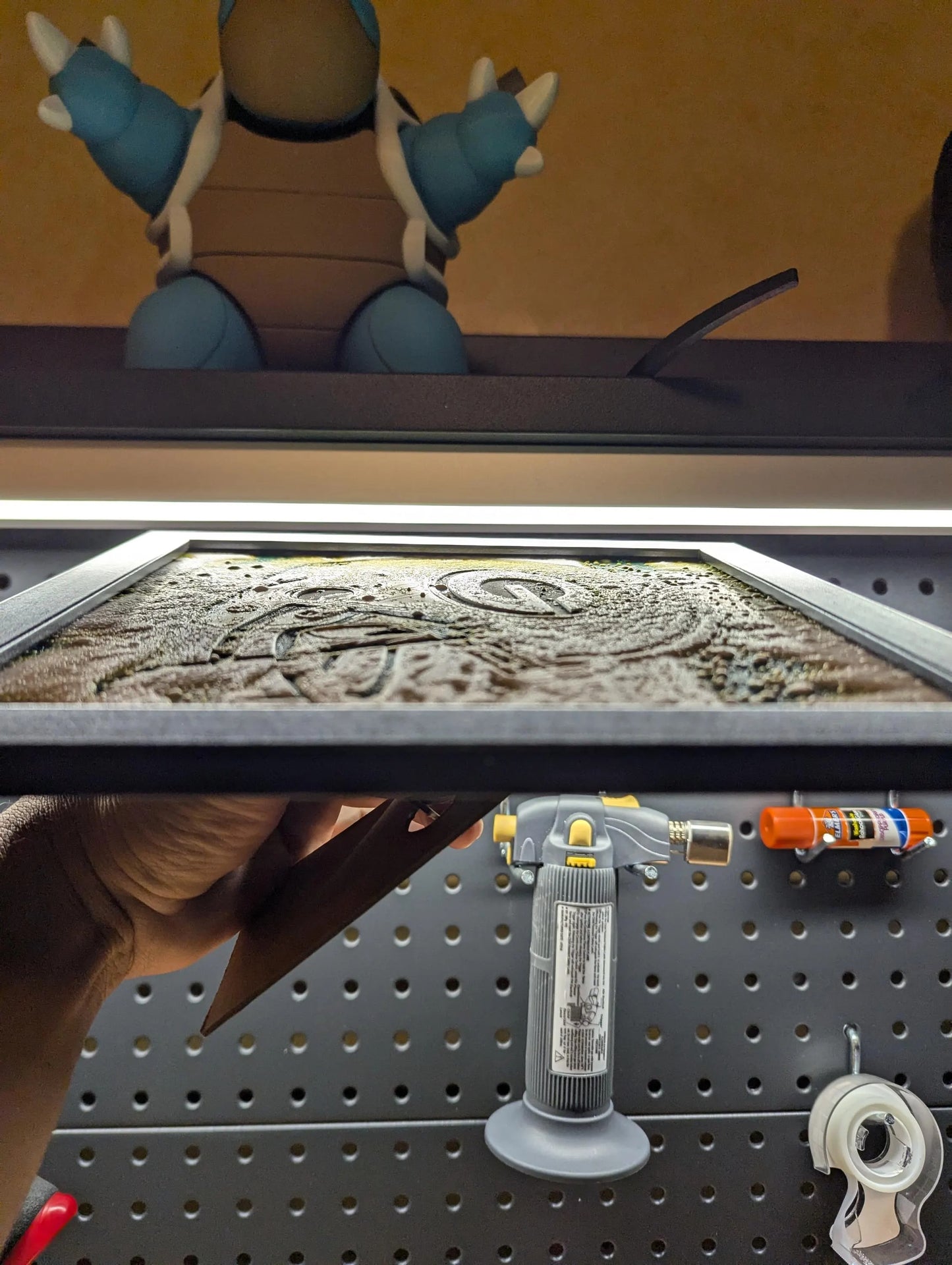 Green Bay Packers Snow Helmet Wall/Desk Decor, Hueforge