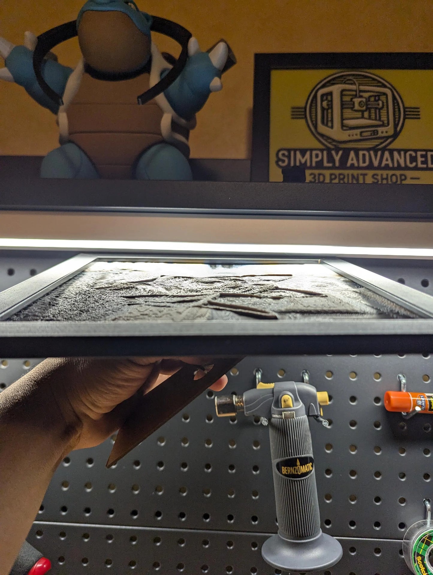 Blue Heeler Puppy Wall/Desk Decor, Hueforge