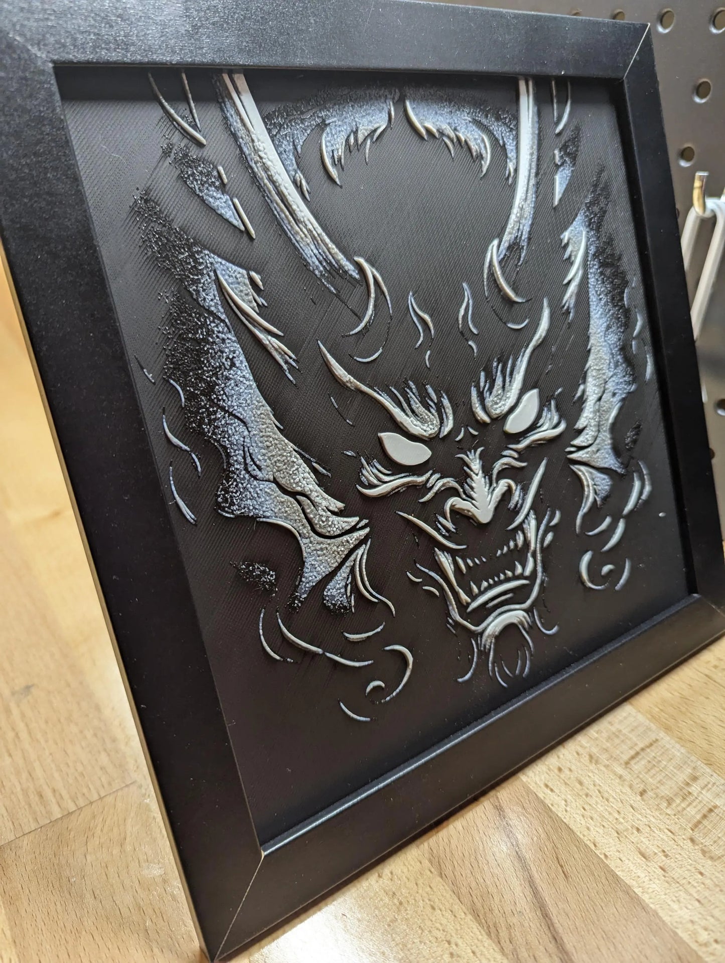 Demon Wall/Desk Decor, Hueforge