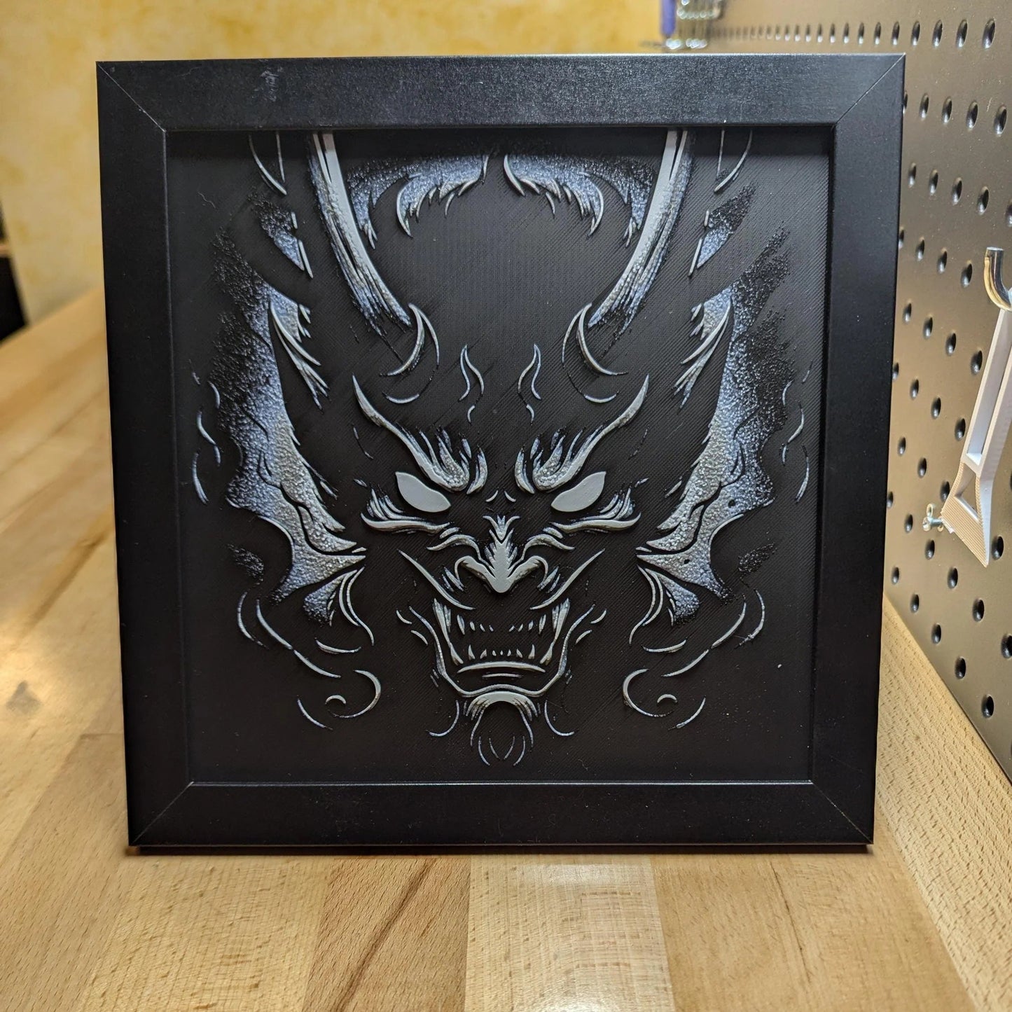 Demon Wall/Desk Decor, Hueforge