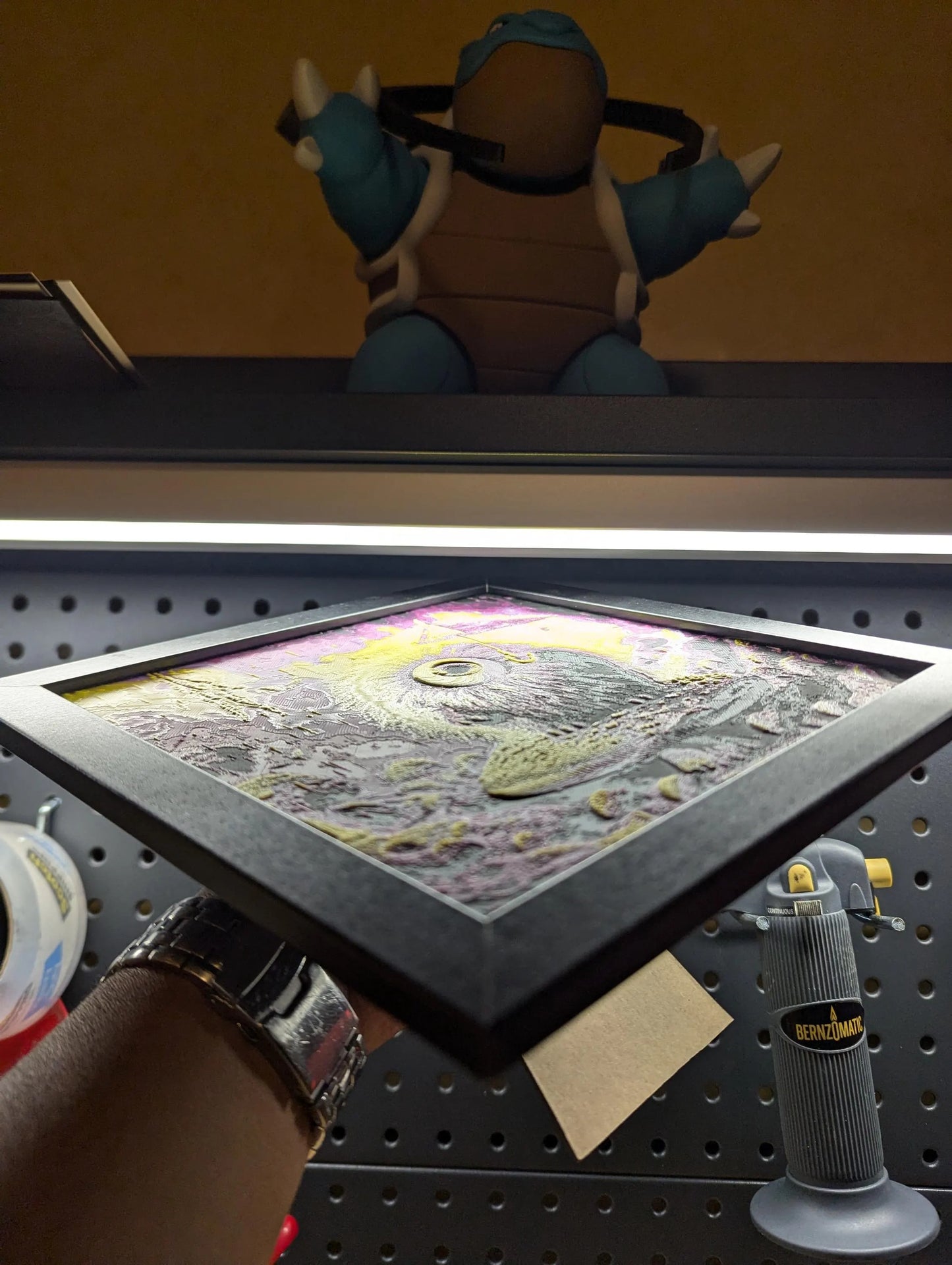 Friendly Monster Wall/Desk Decor, Hueforge